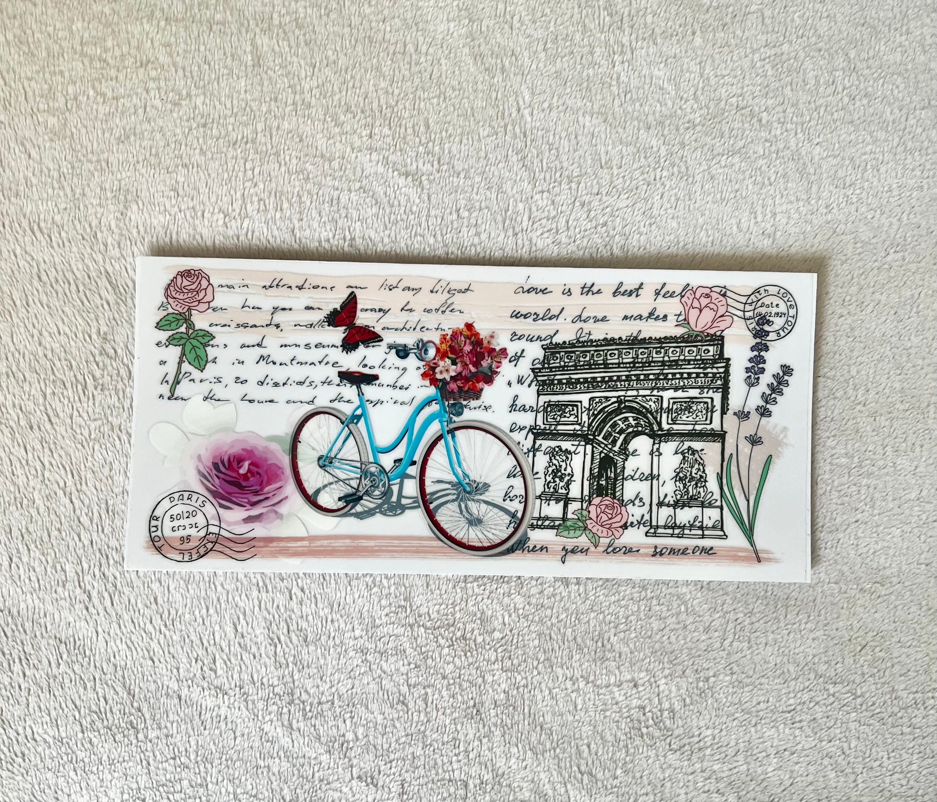 Paris 7 decal for cups