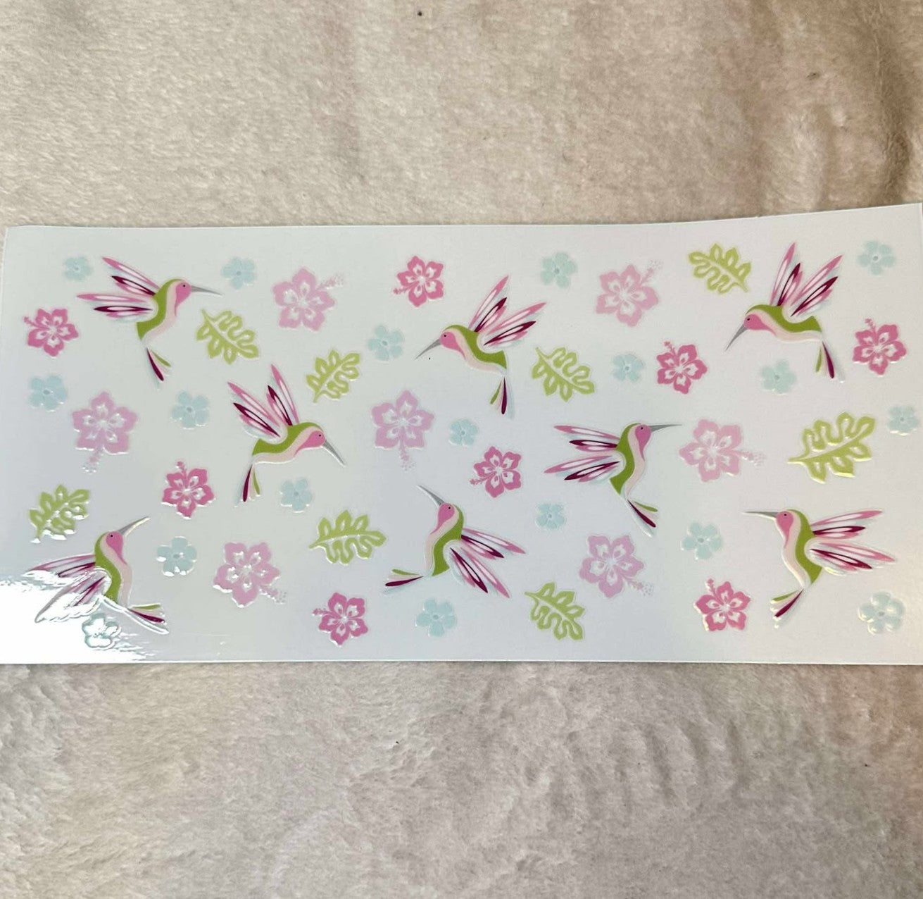 Humming bird decal