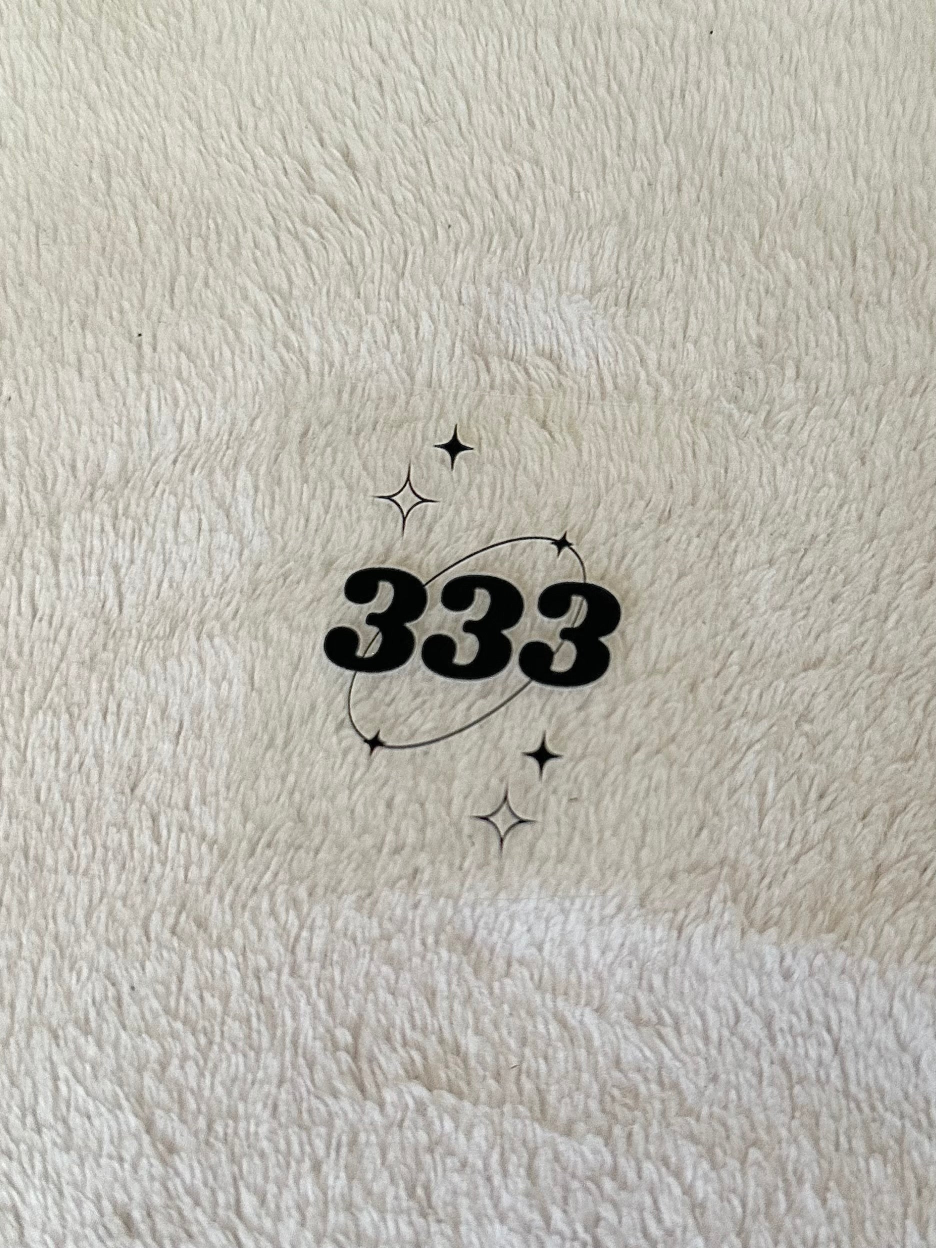 333 angel # decal for keychain ✨