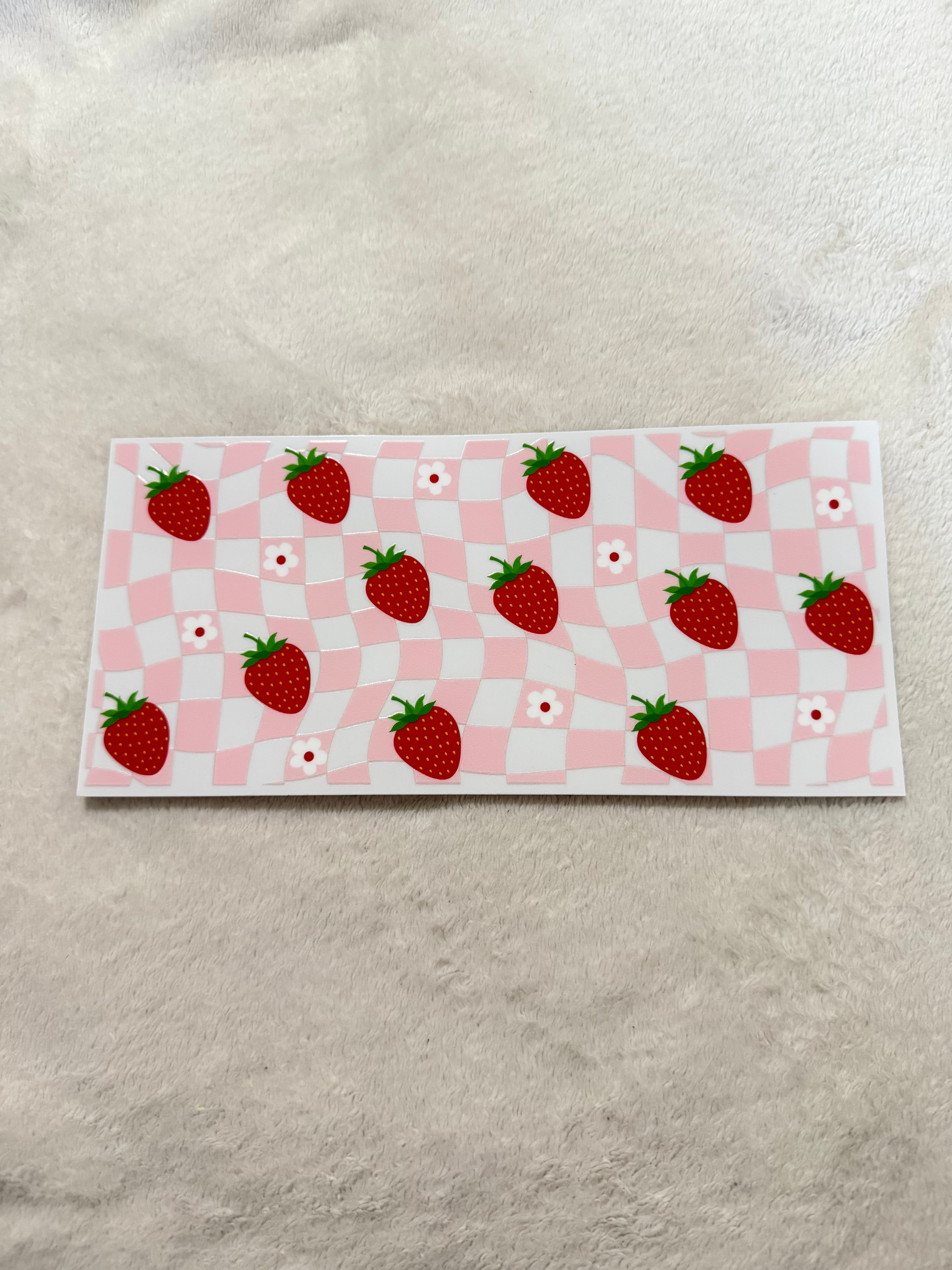 Checkers strawberry