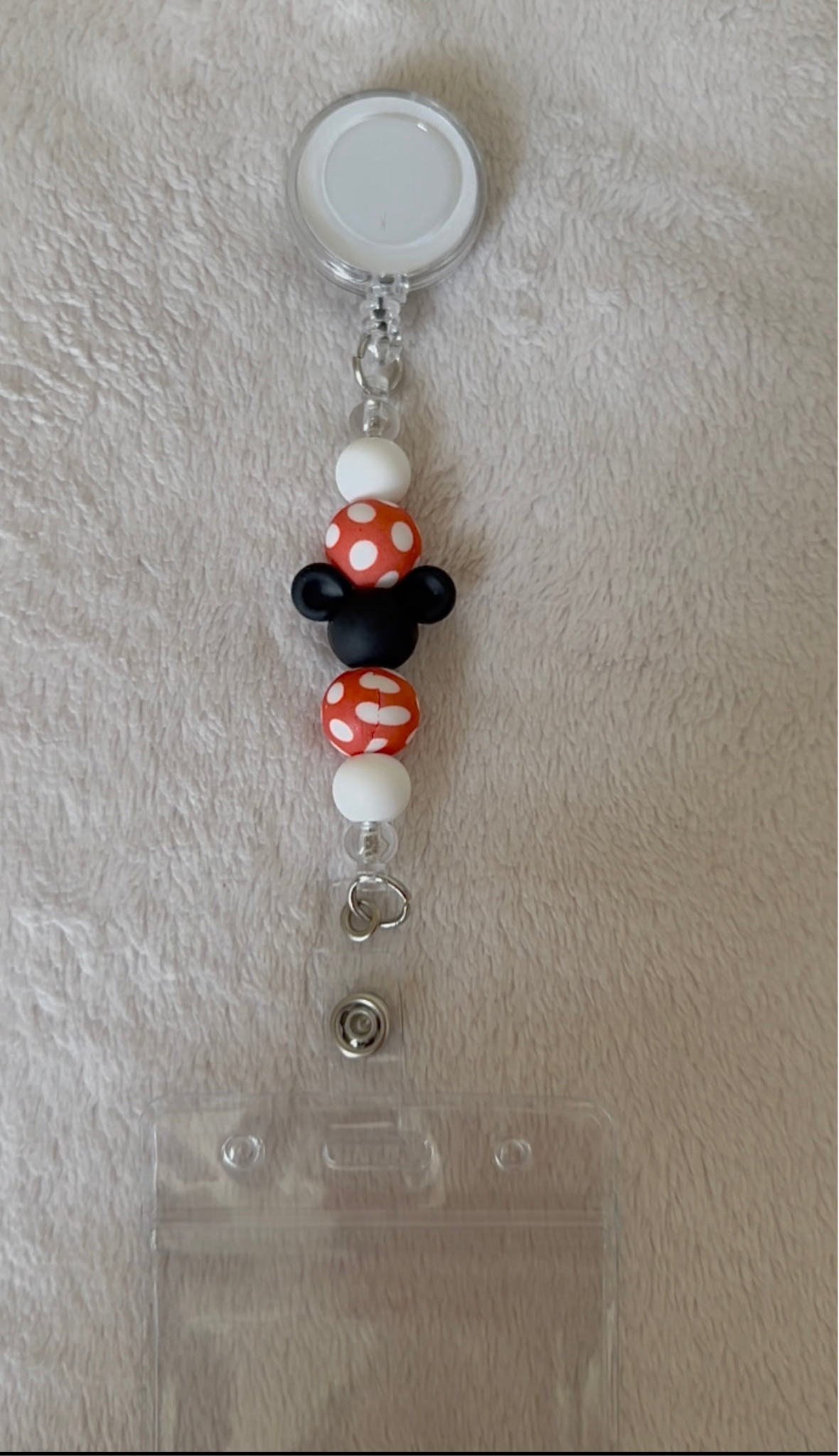 Mickey retractable ID holder