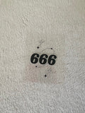 666 angel # decal for keychain ✨