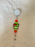 Teacher retractable ID holder