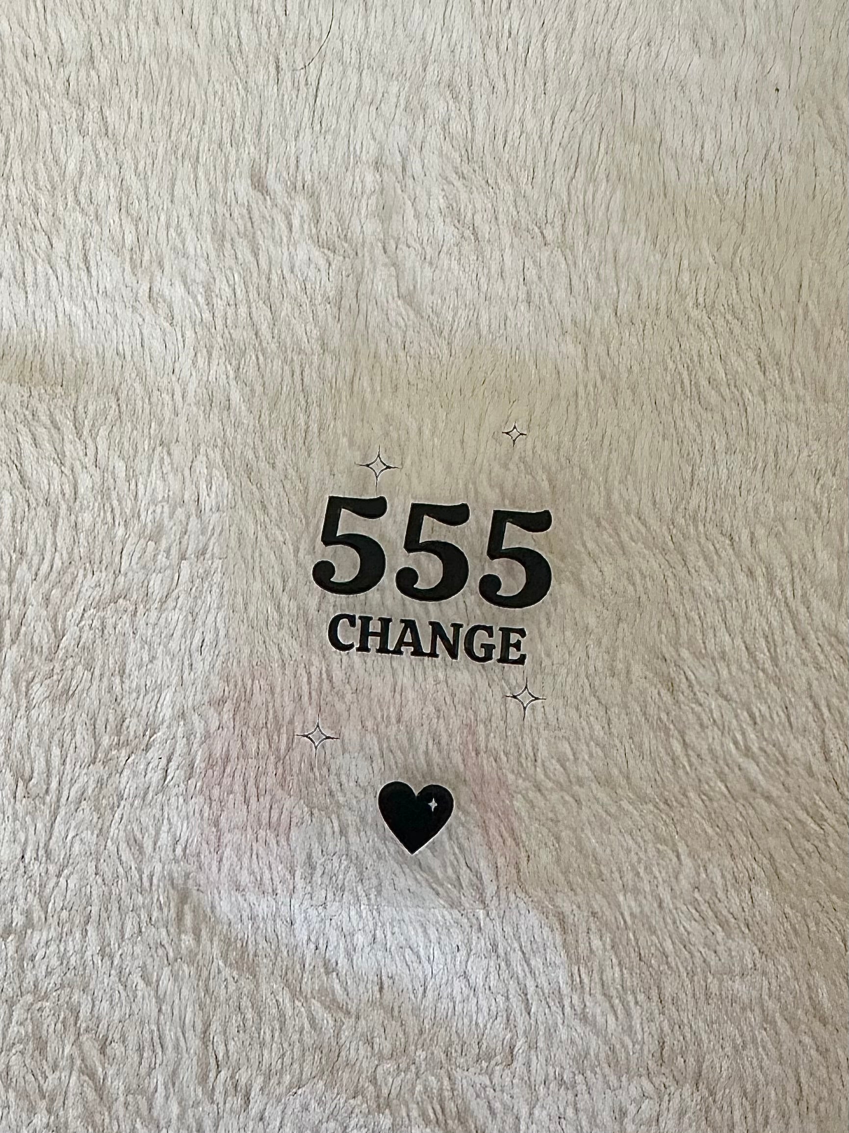 555 angel # decal for keychain ✨