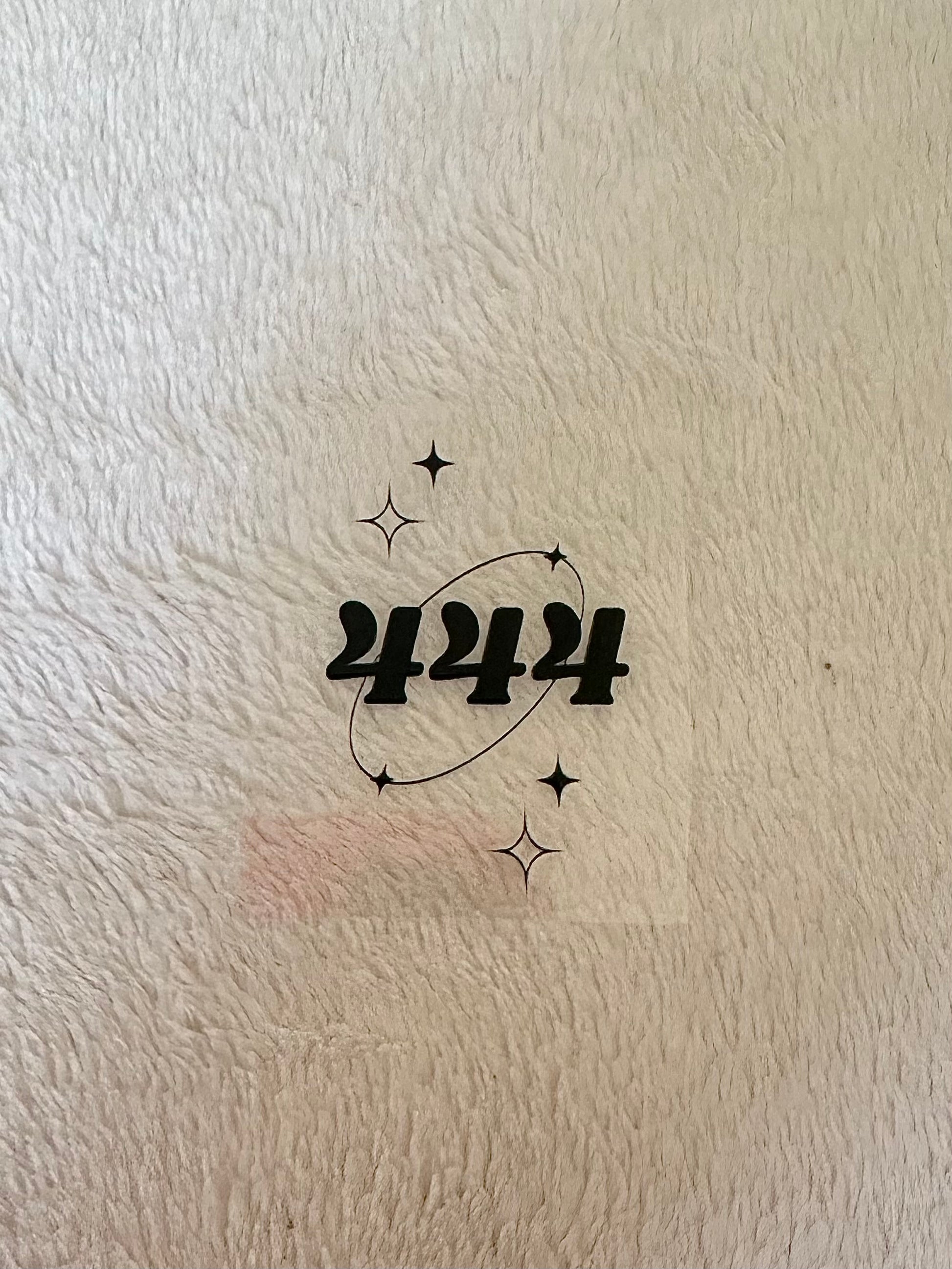 444 angel # decal for keychain ✨