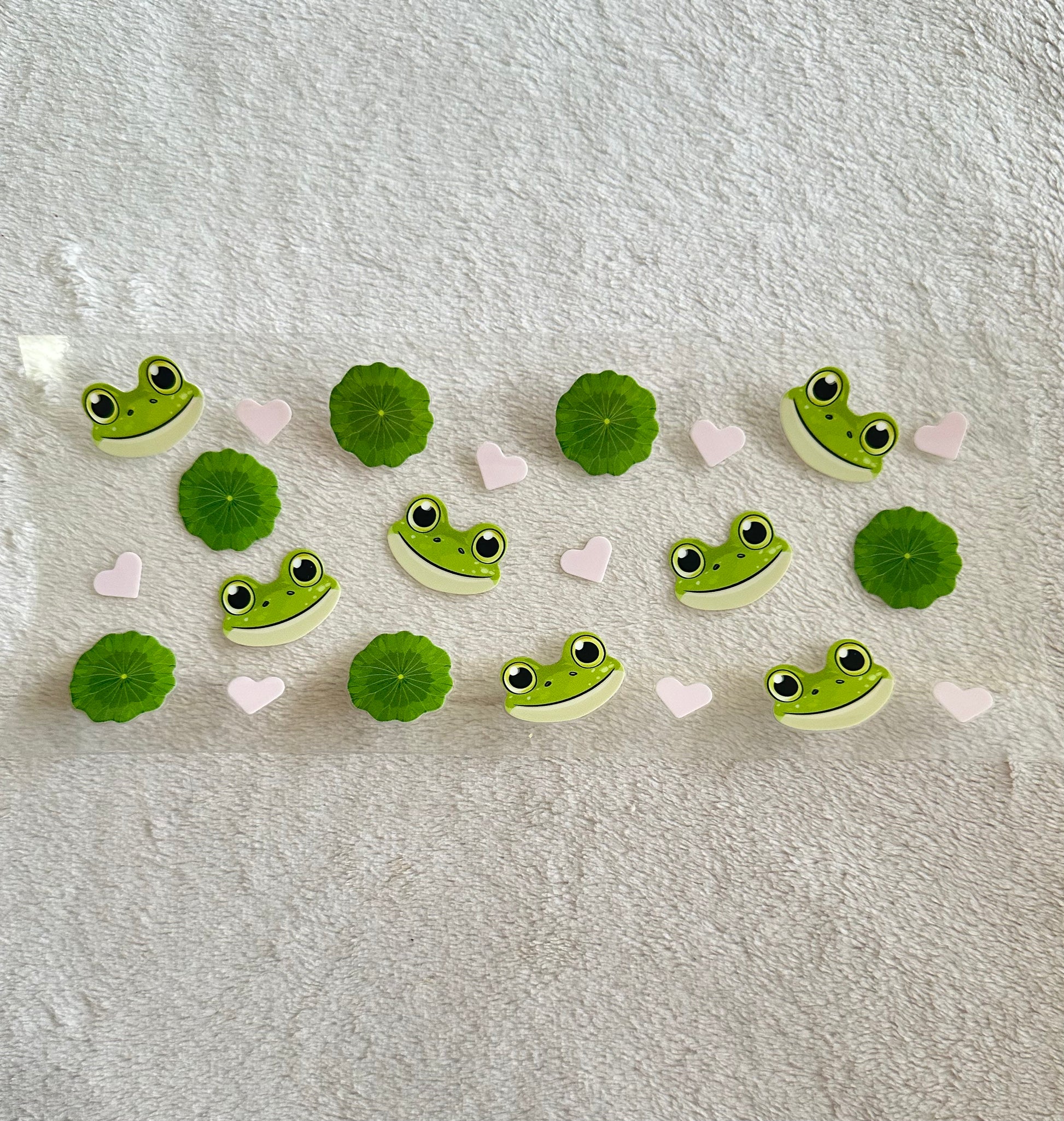 Frog and hearts