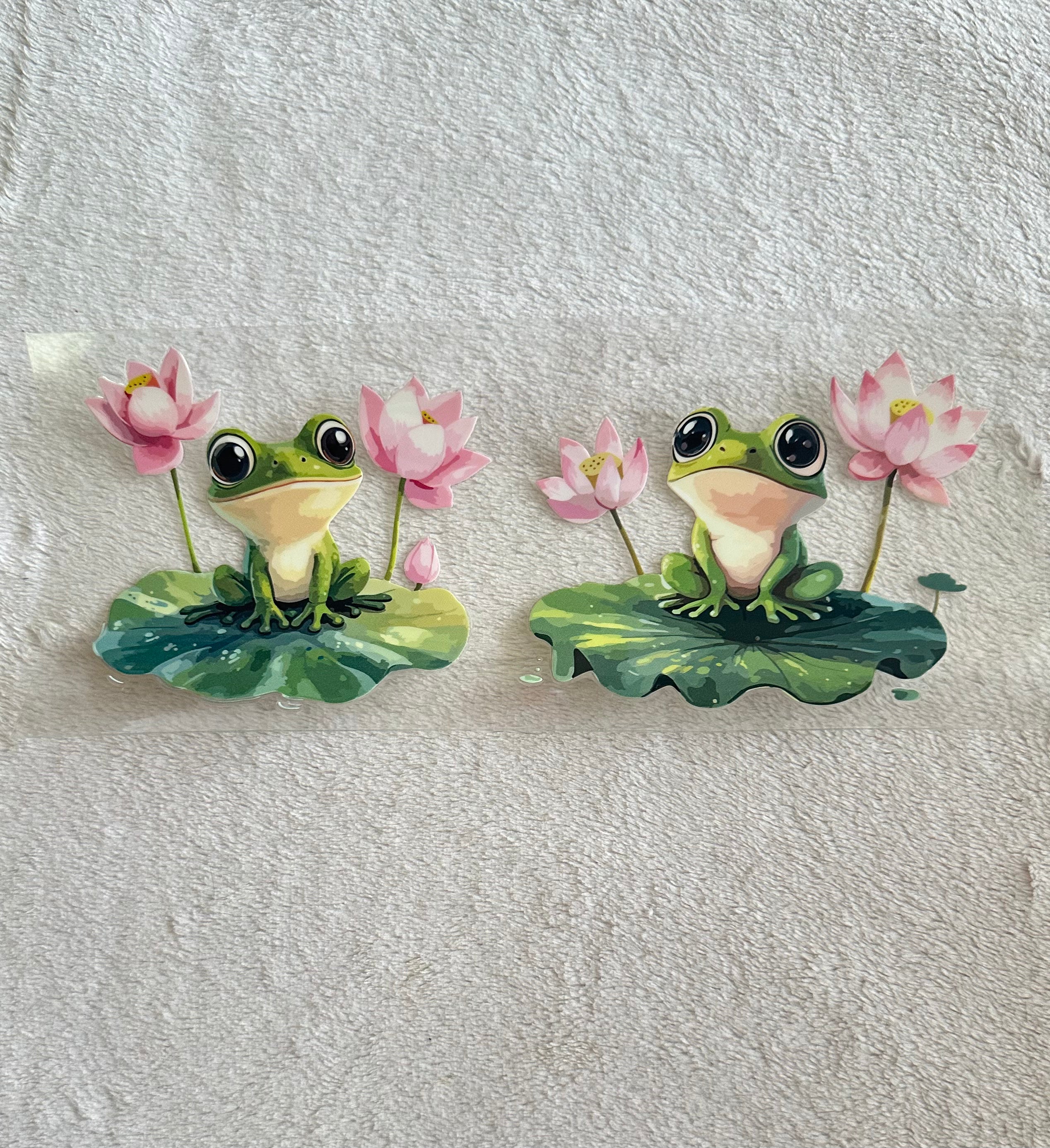 Frog & lotus