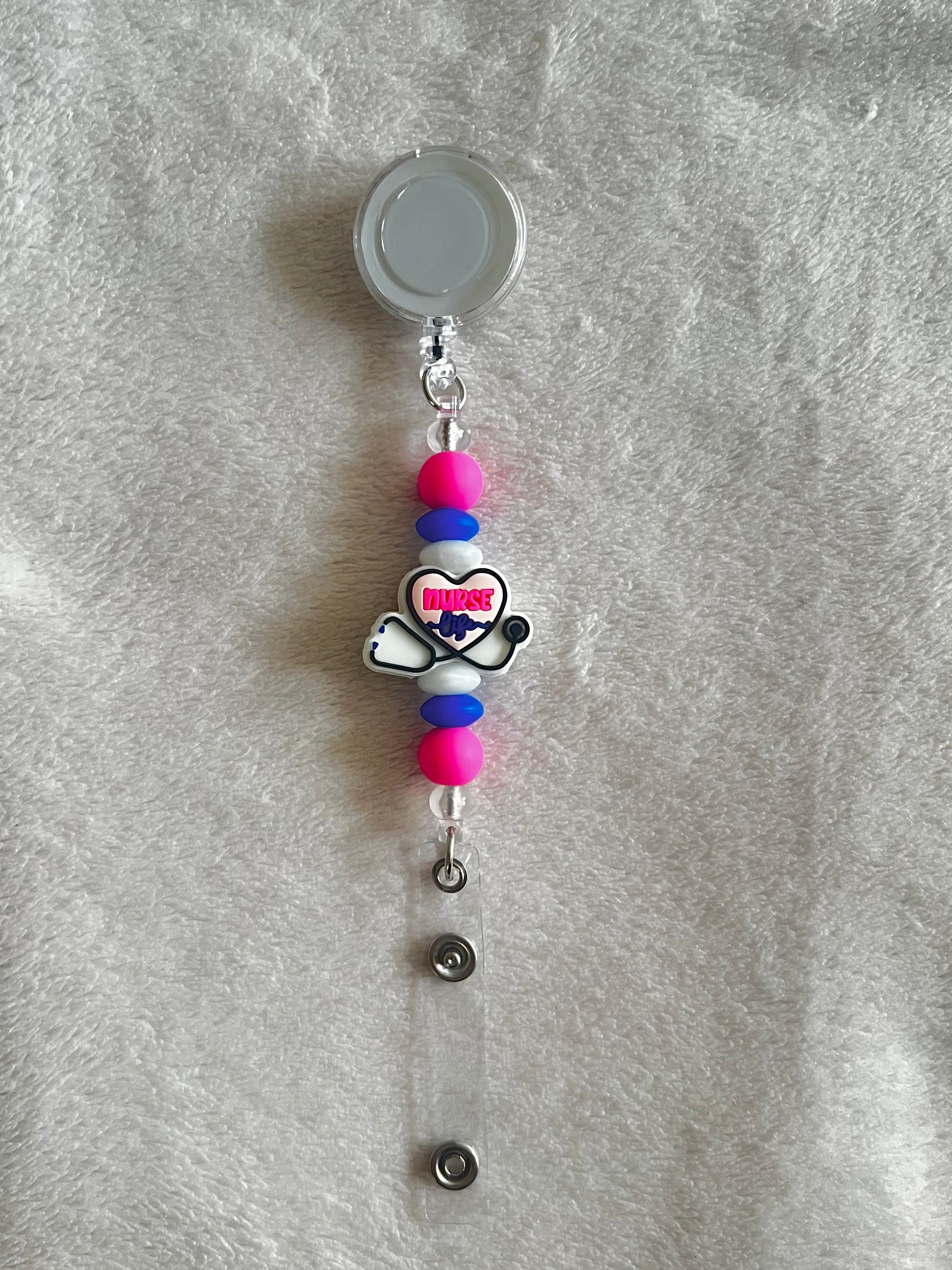 Nurse retractable ID holder