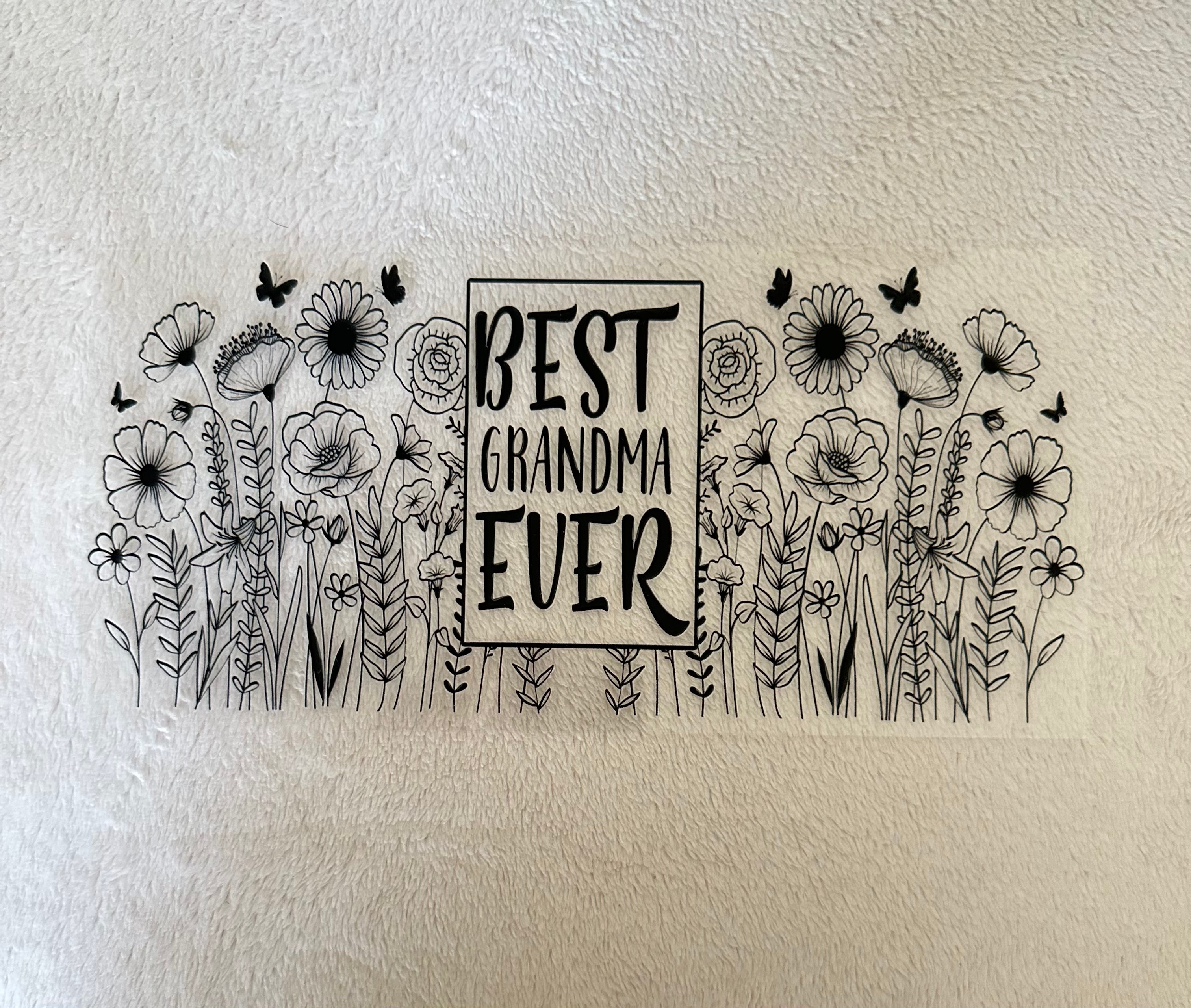 Best grandma decal for 16oz decal