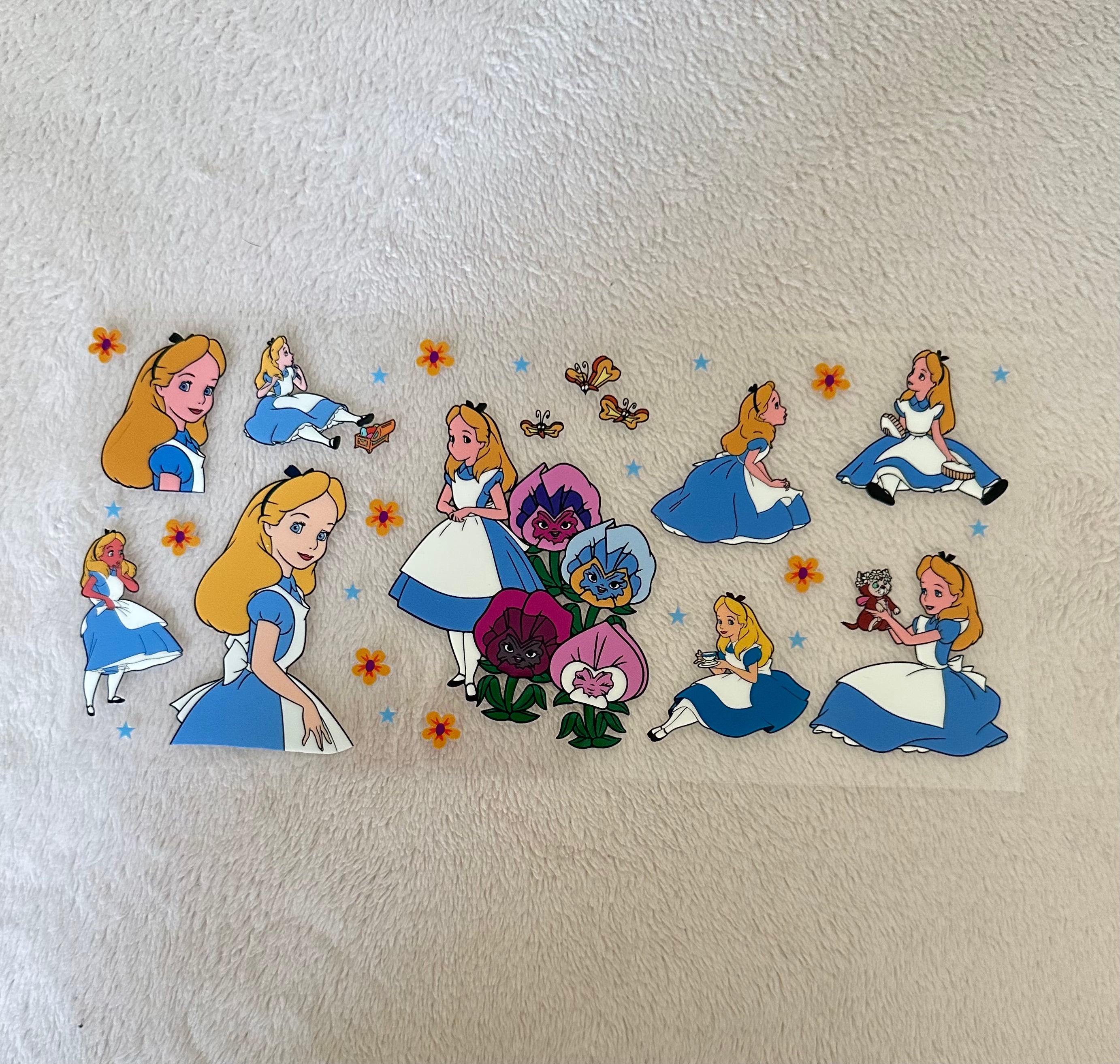 Cinderella decal for 16 oz cup