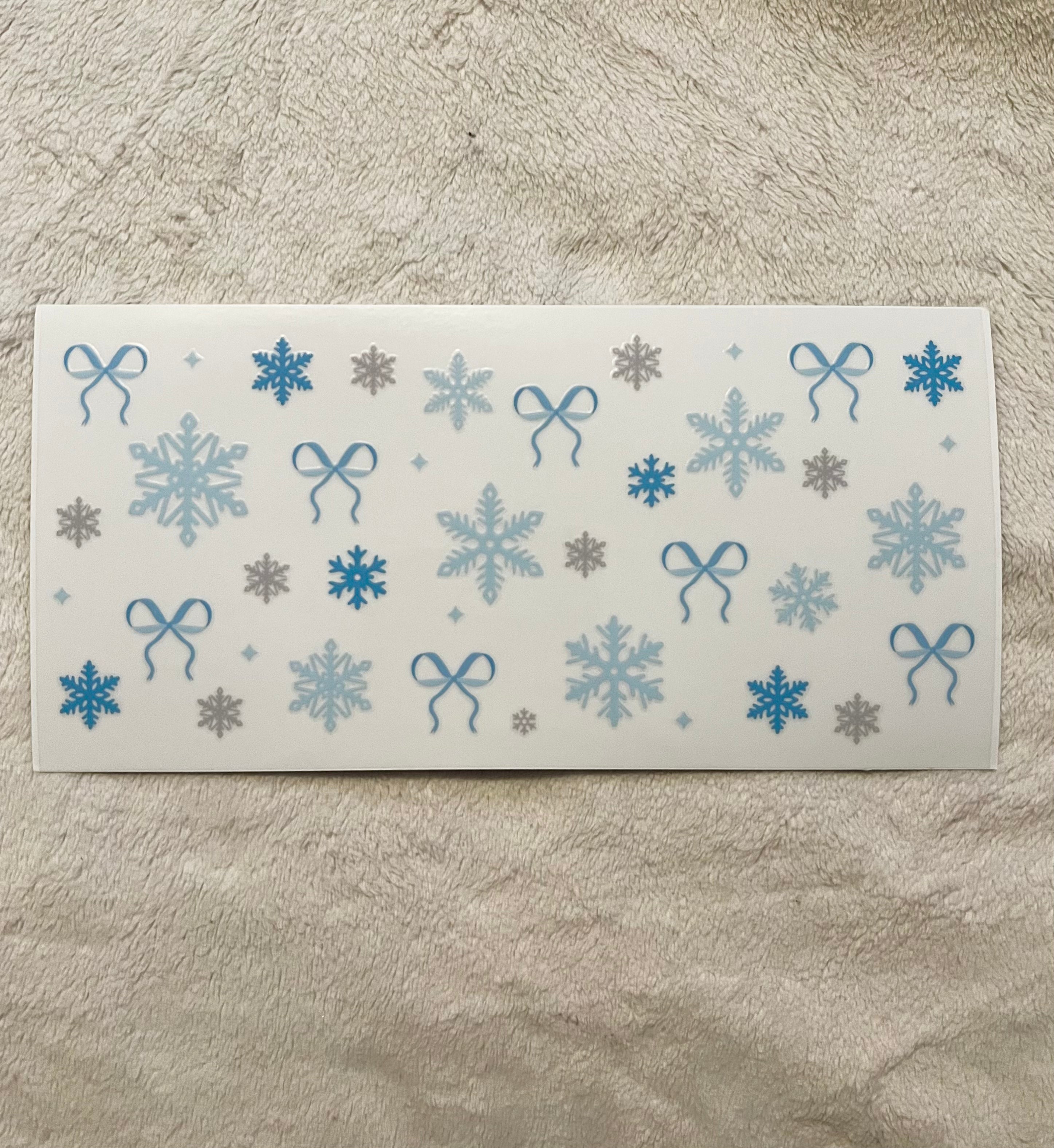 Snowflakes & bows 2