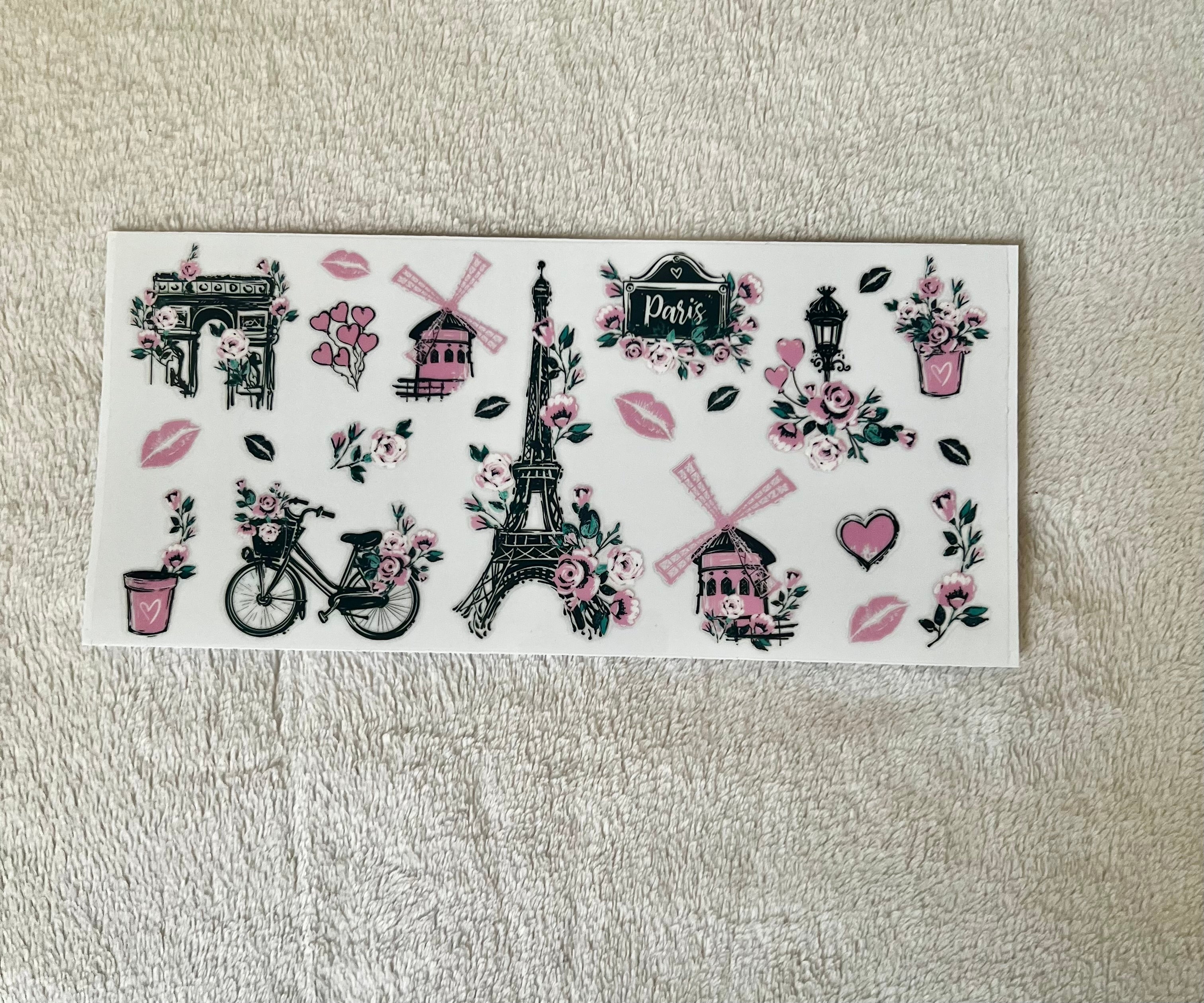 Paris 1 decal for cups