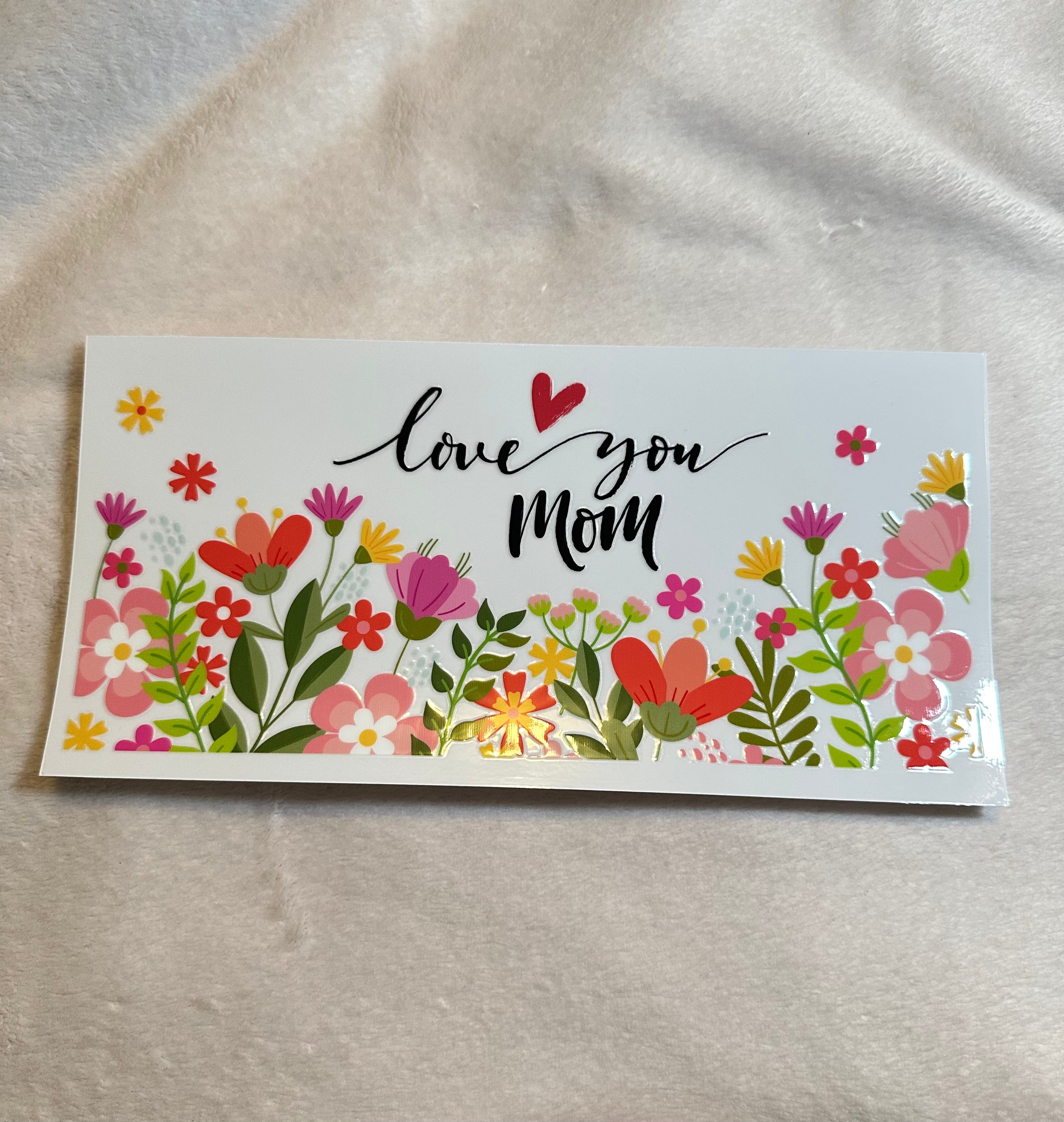 Love you mom decal ♥️