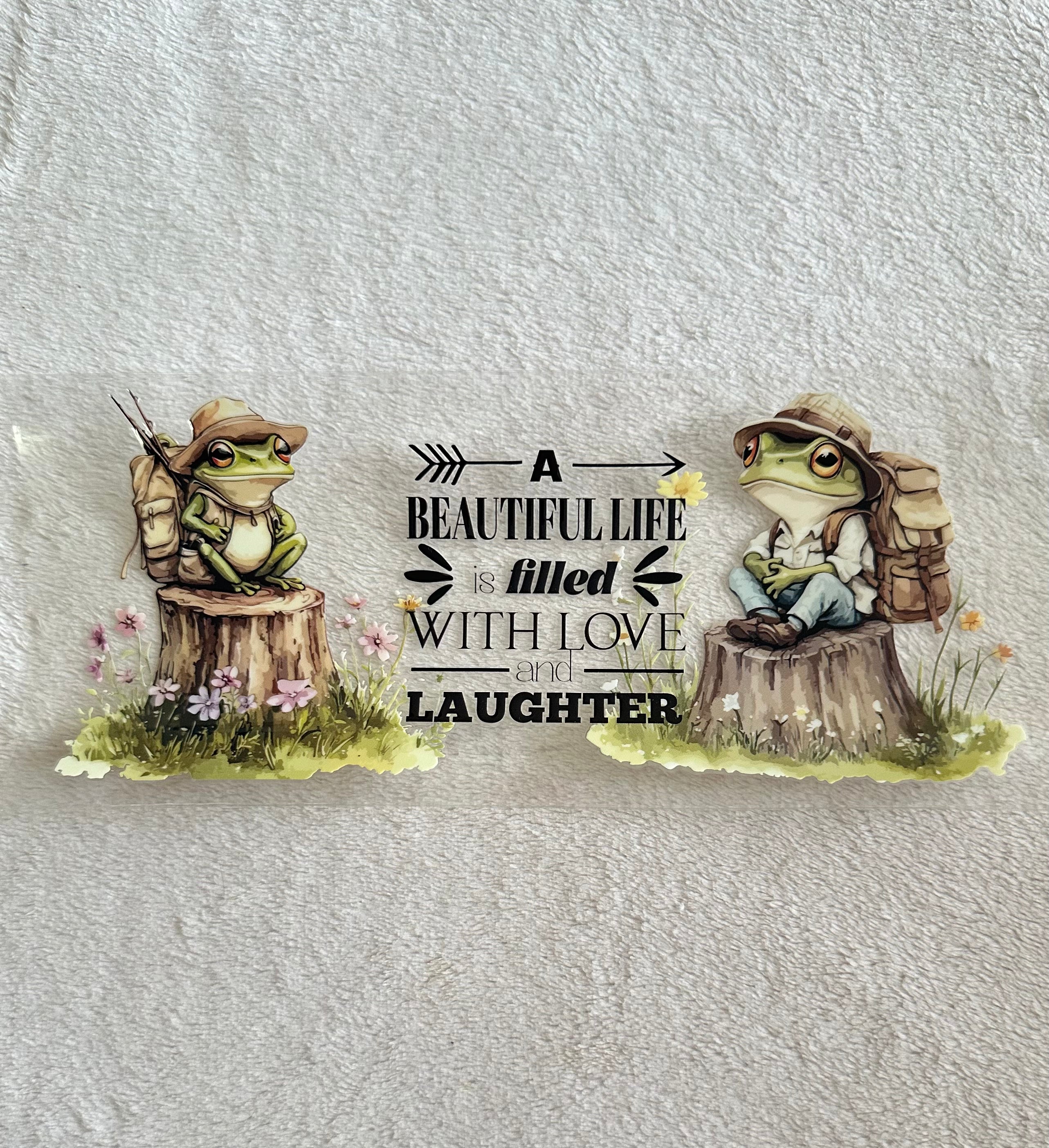 A beautiful life frog