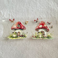Frog and mushroom
