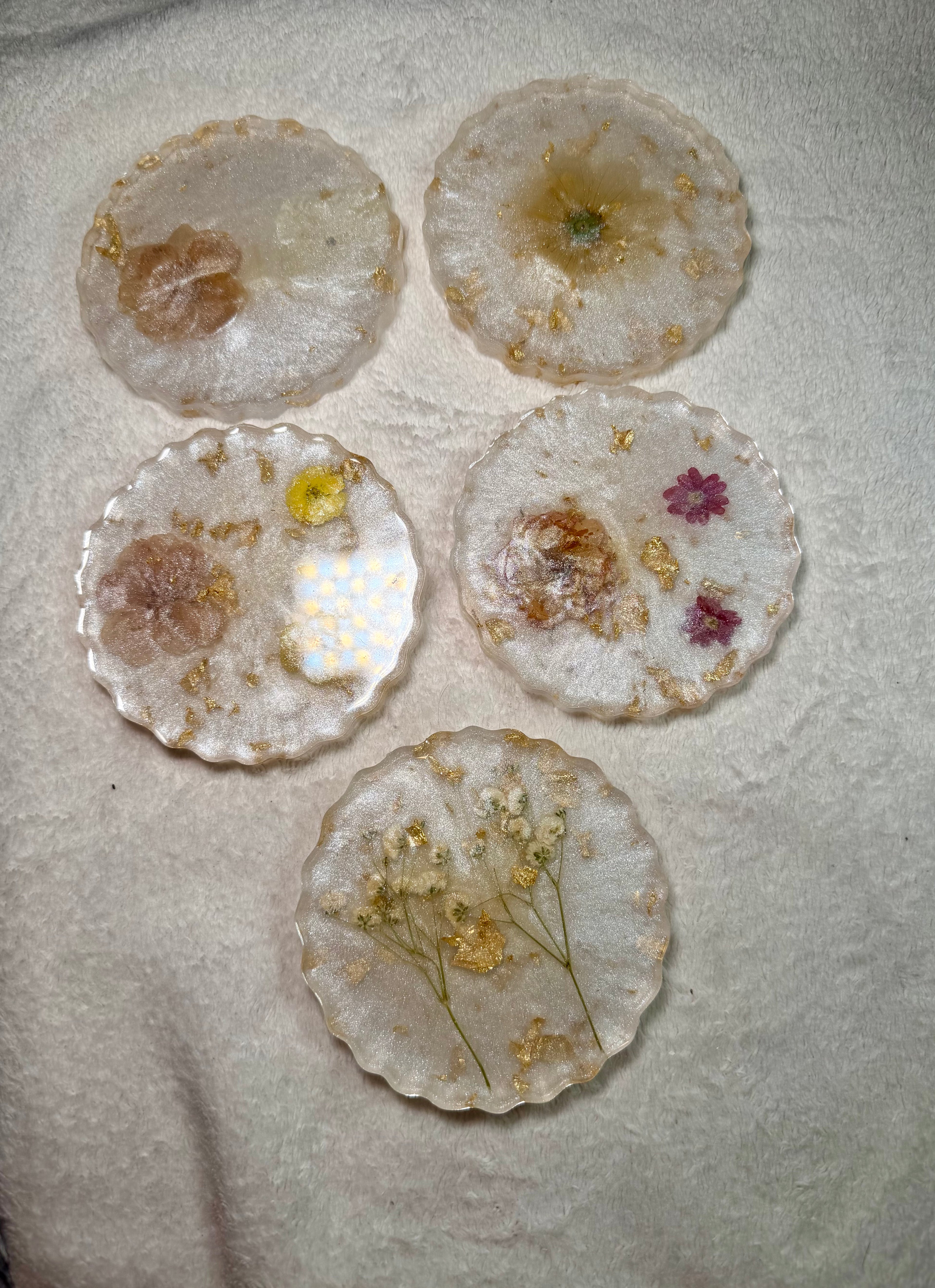 Big floral coasters 🌸
