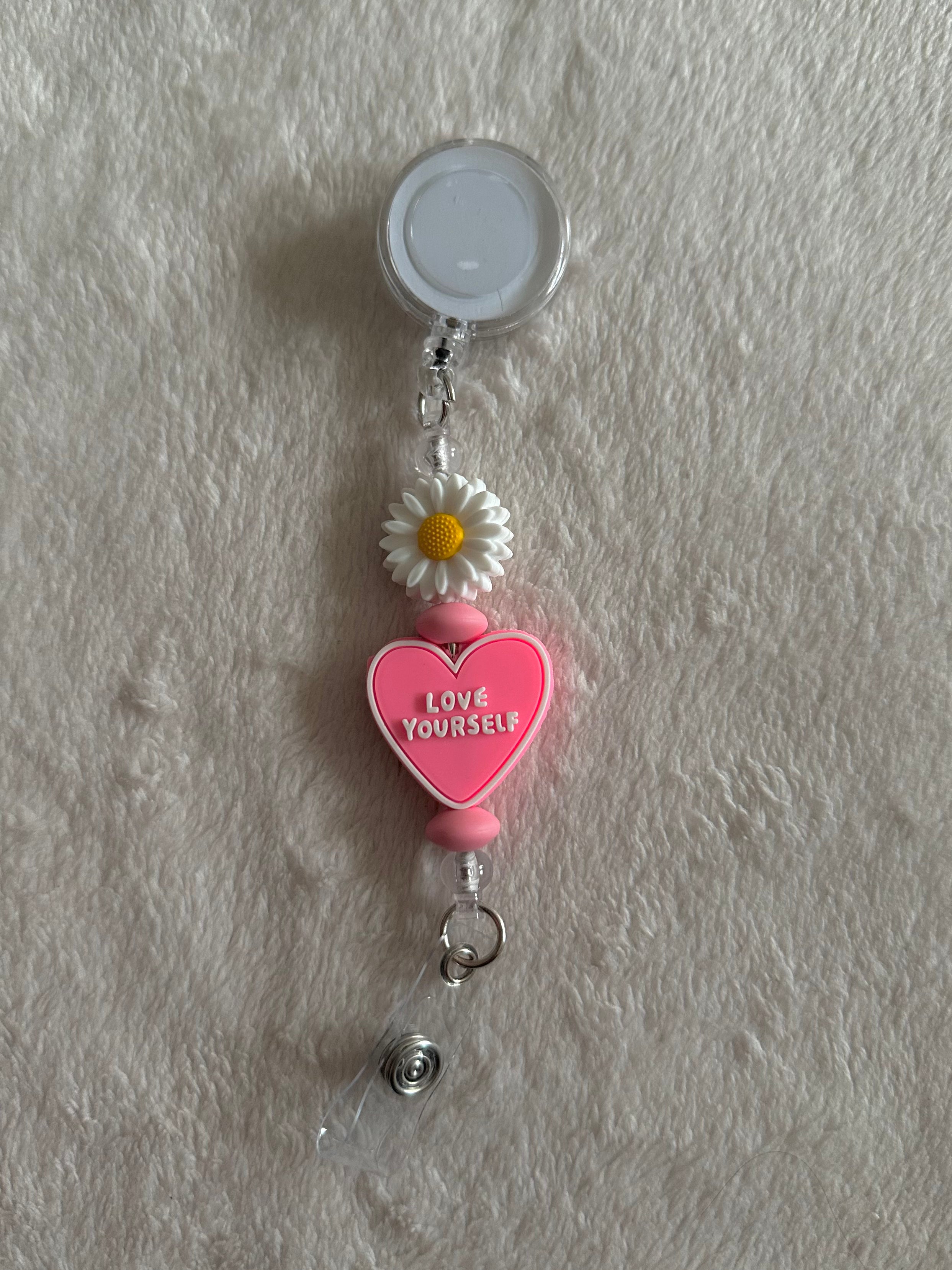 Love yourself retractable ID holder