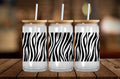 Zebra pattern decal