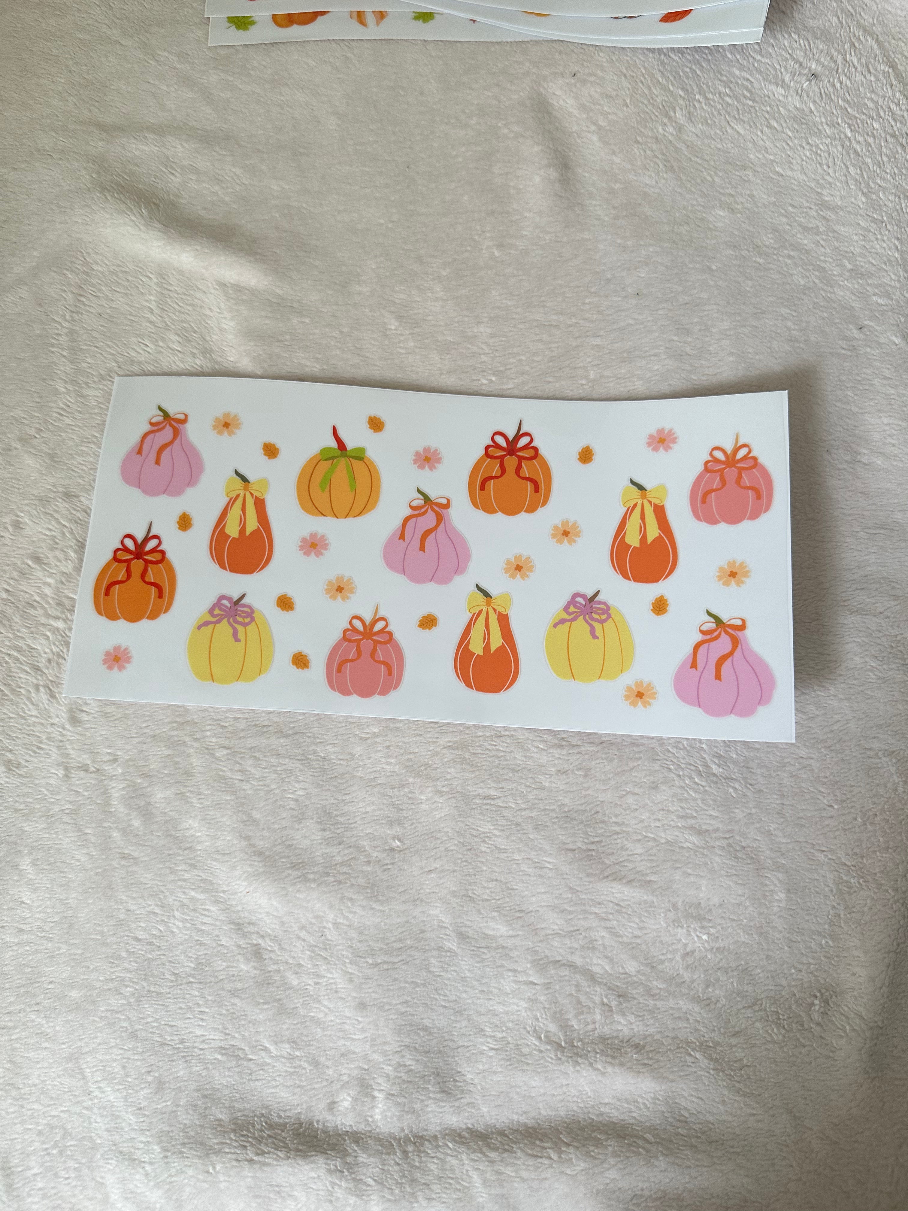 Pumpkin decal
