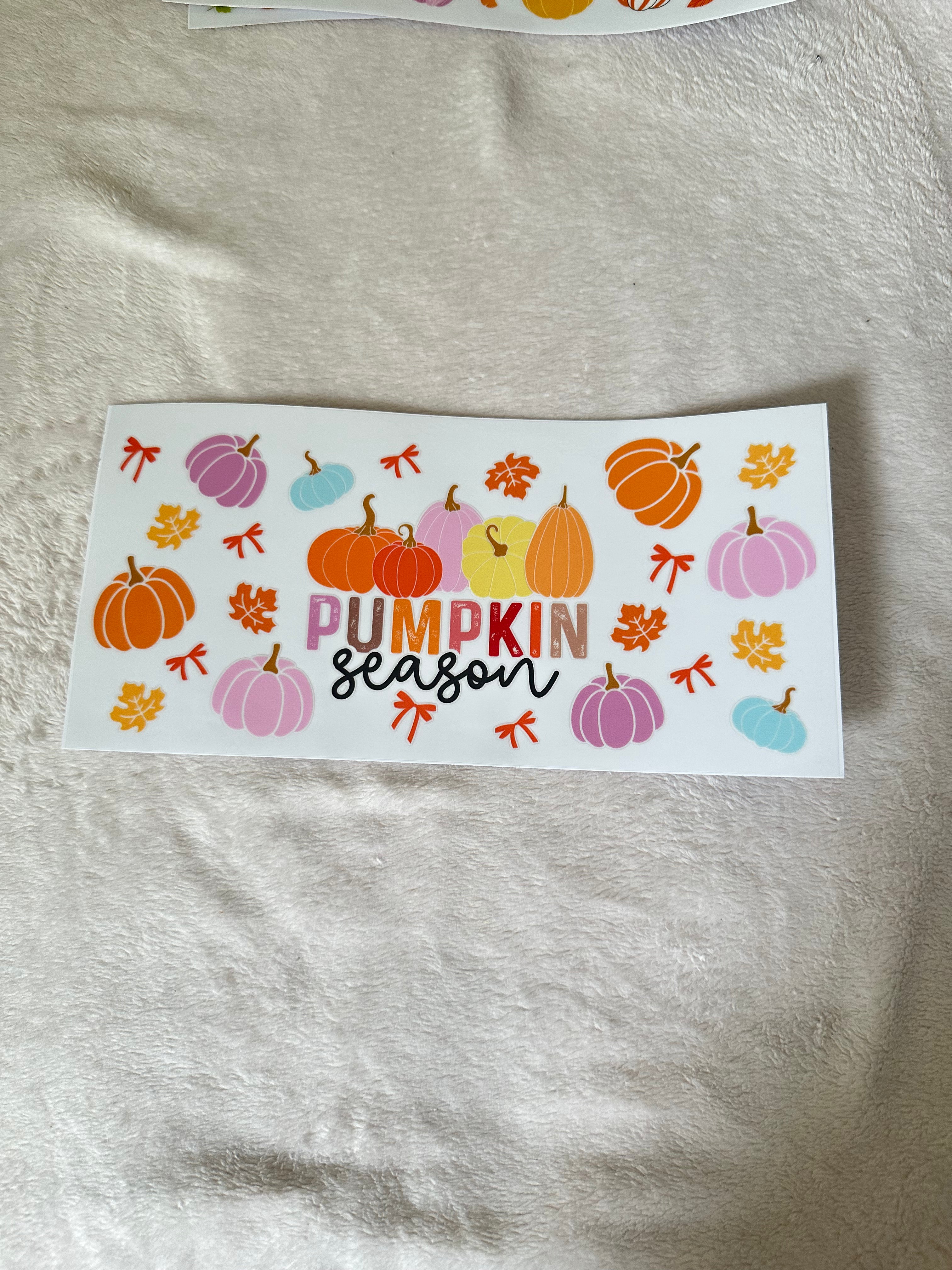 Pumpkin season decal