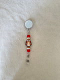 Nurse retractable ID holder