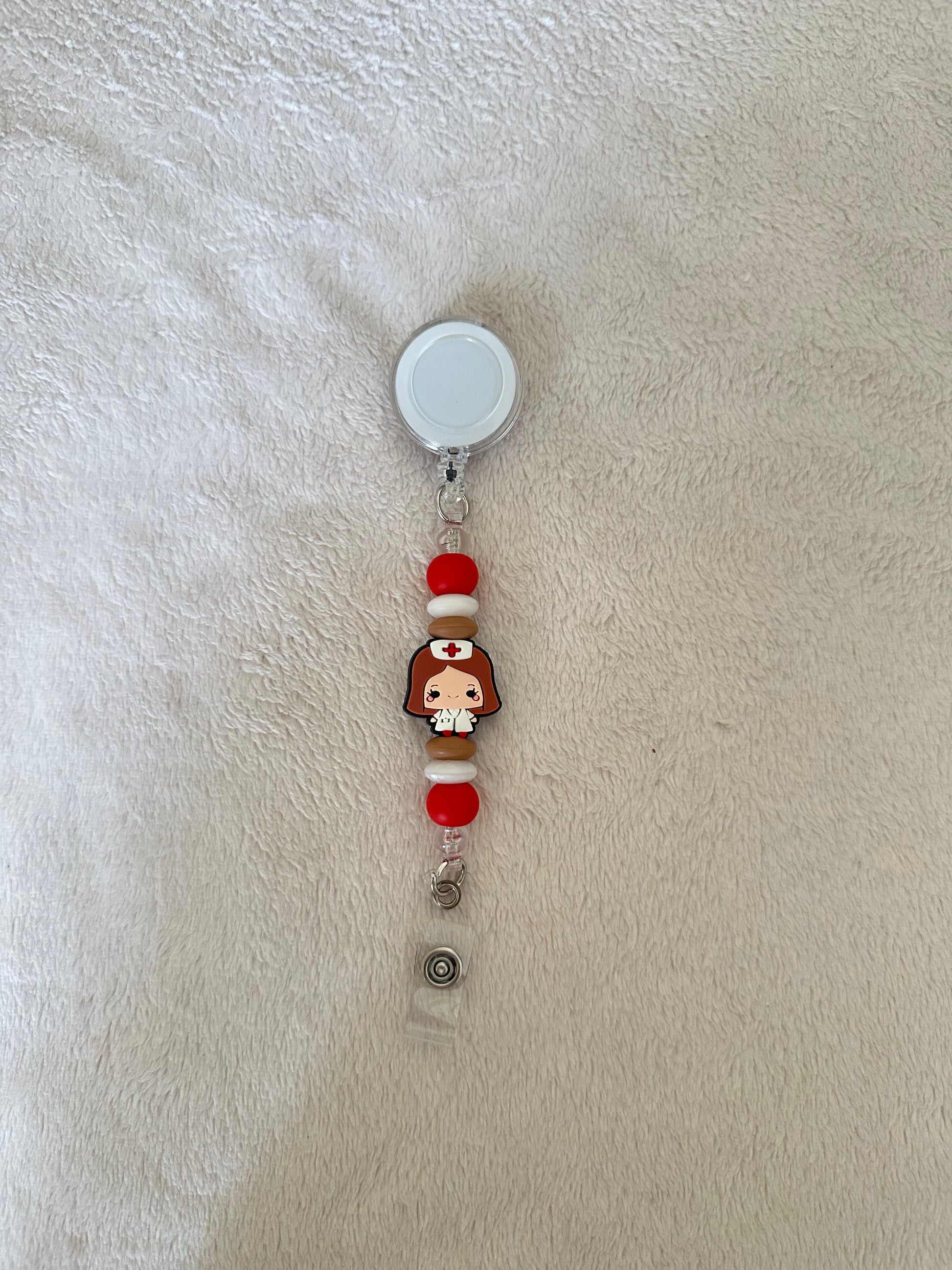 Nurse retractable ID holder