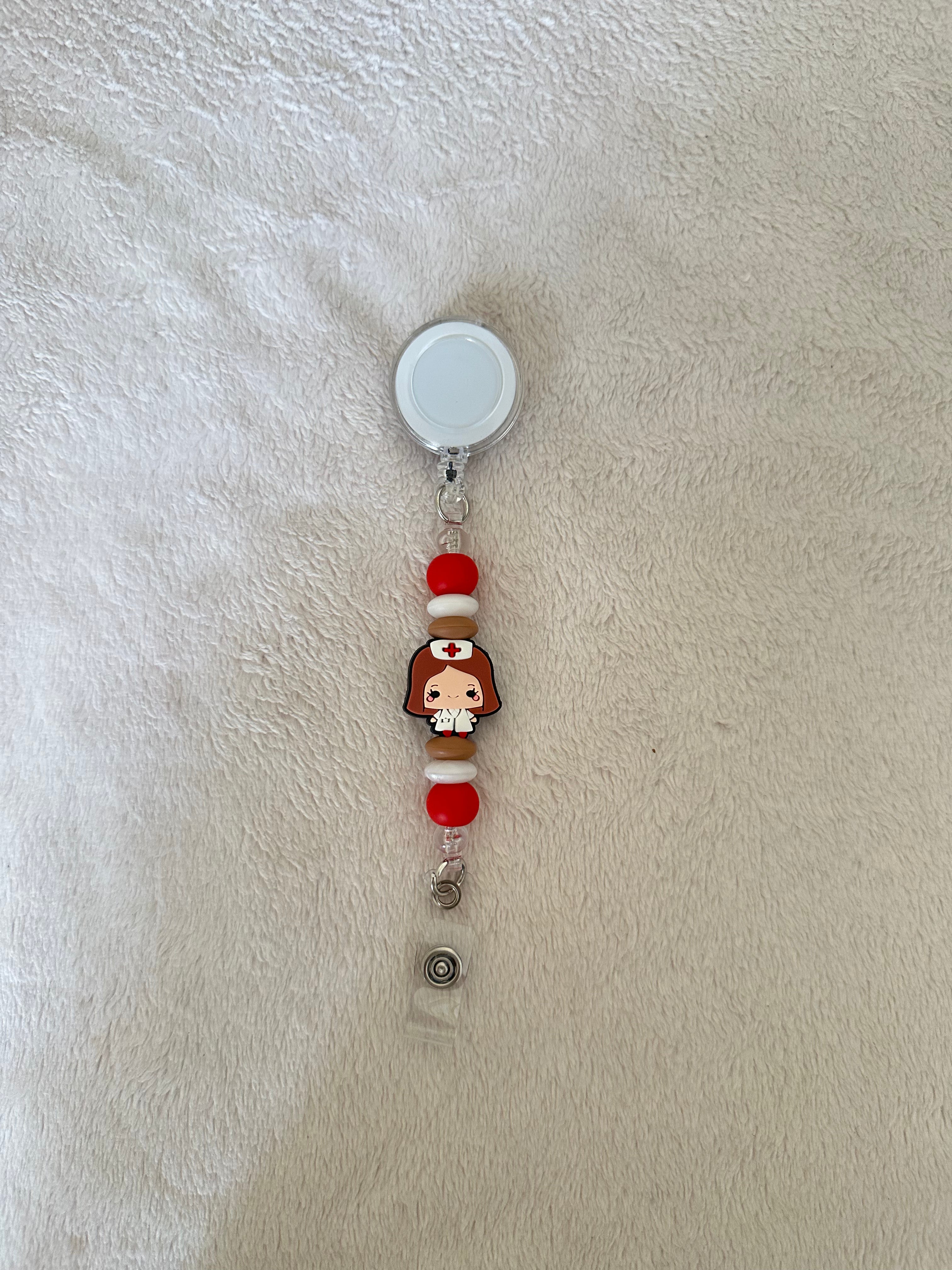 Nurse retractable ID holder