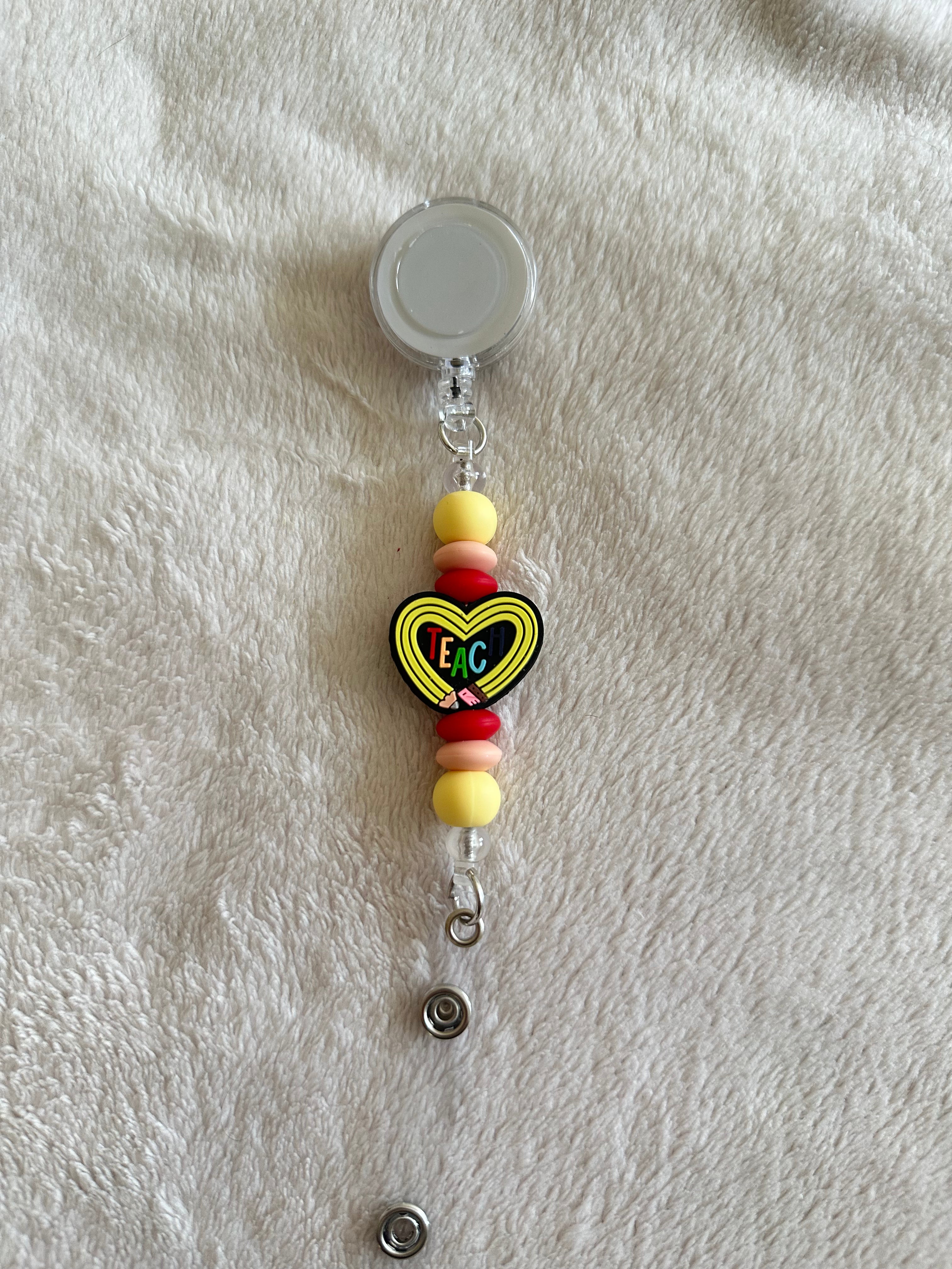 Teach retractable ID holder