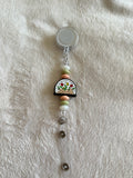 Grow your mind retractable ID holder
