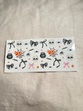 Ghost and bow decal