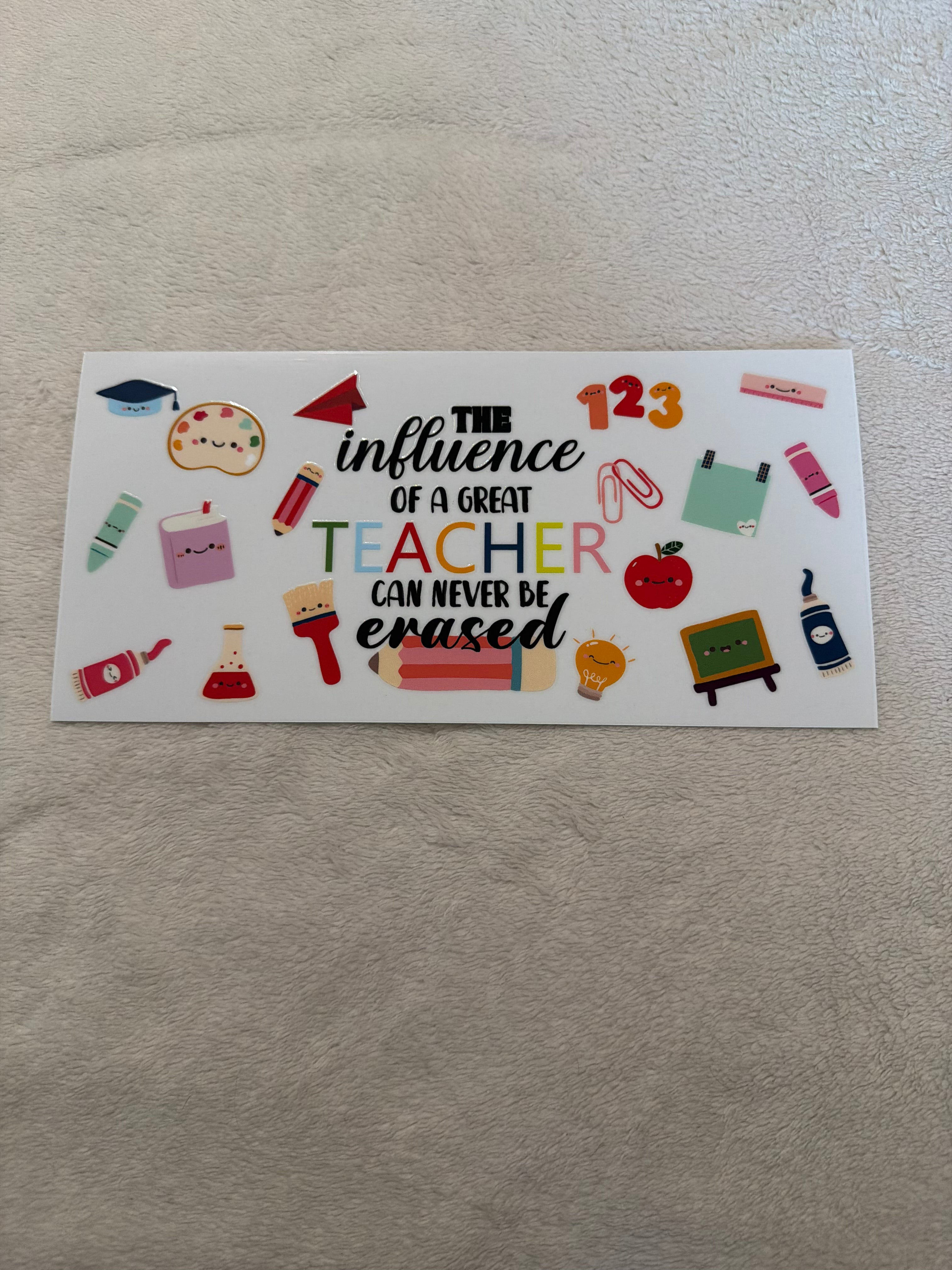 Influence of a good teacher