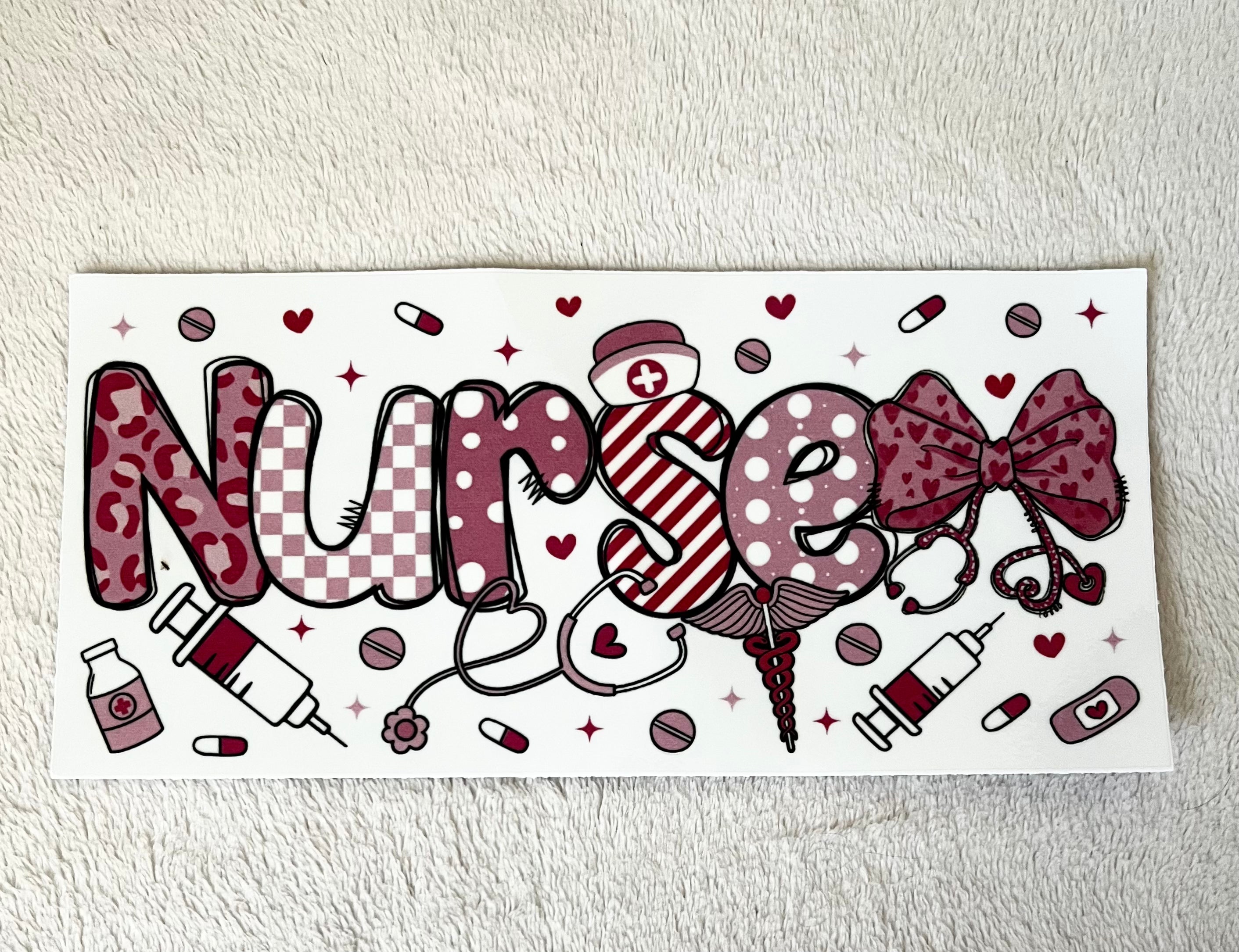 Red/pink nurse