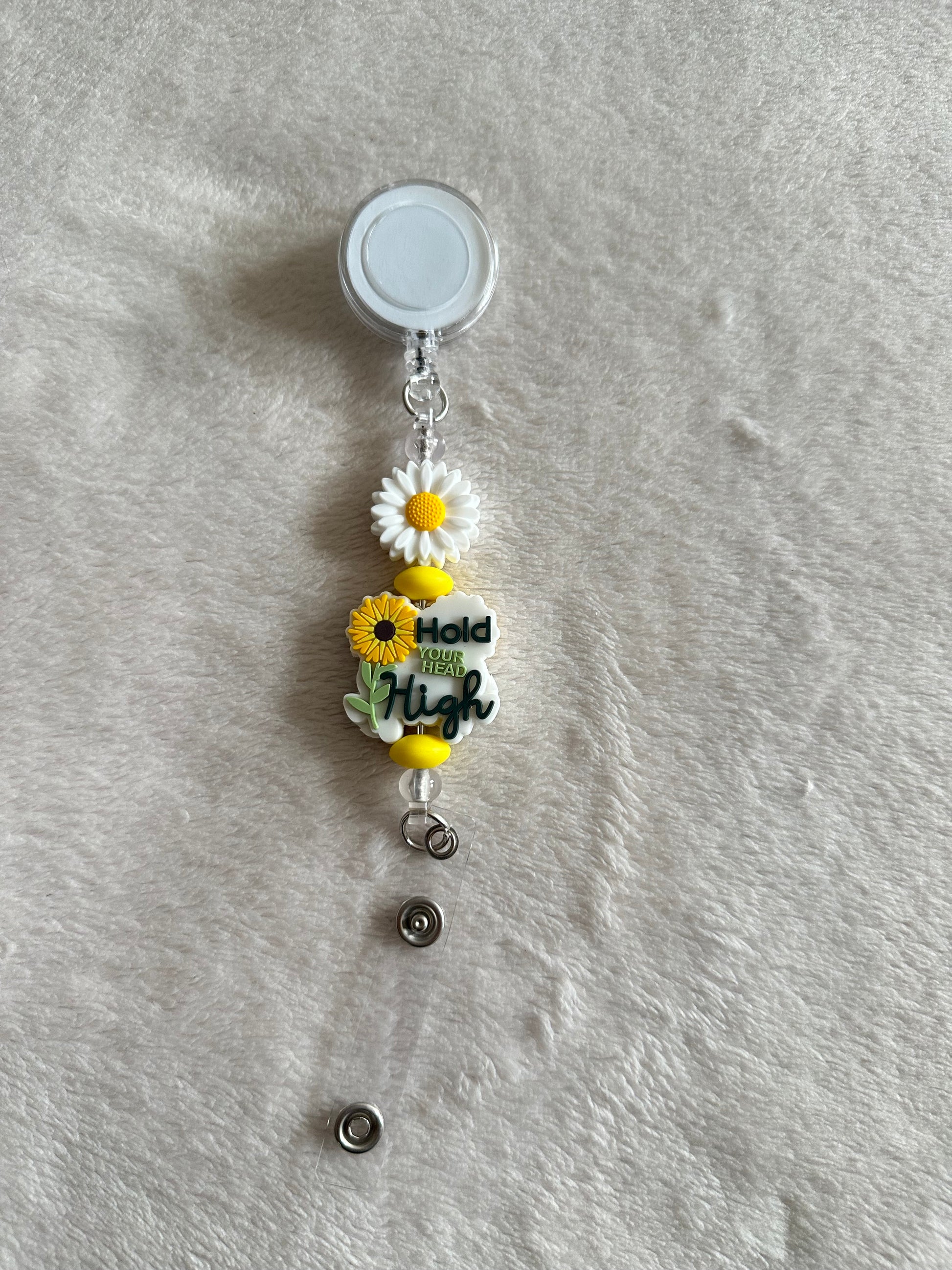 Hold your head high retractable ID holder