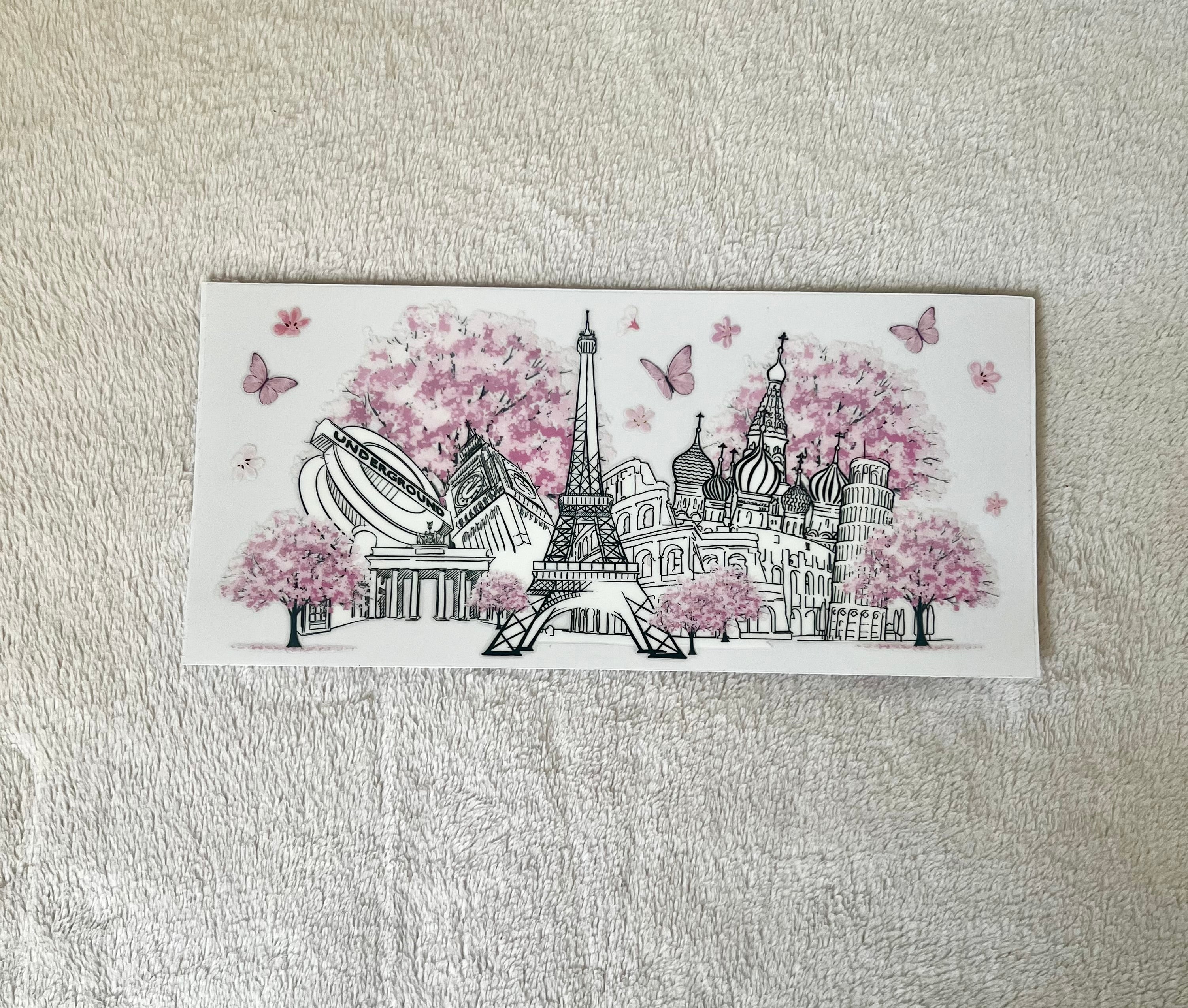 Paris 2 decal for cups