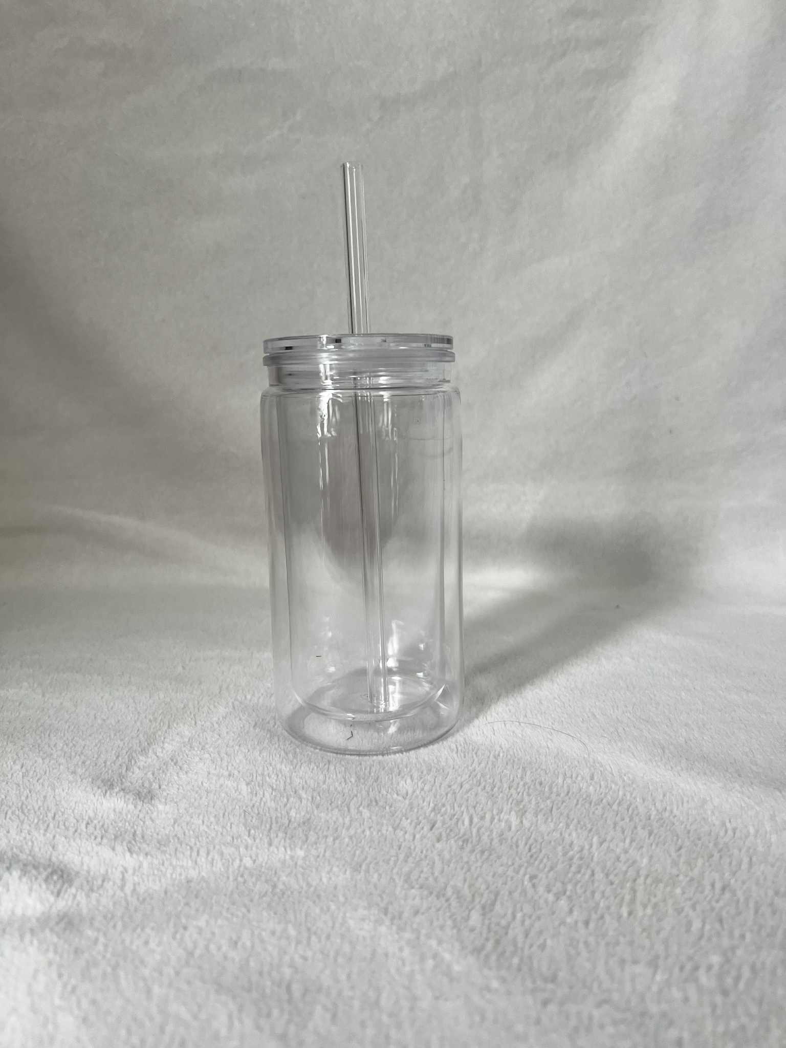 Plastic 16oz pre-drilled tumbler