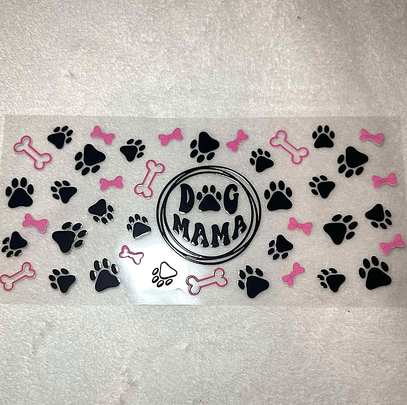 Dog mom decal 2