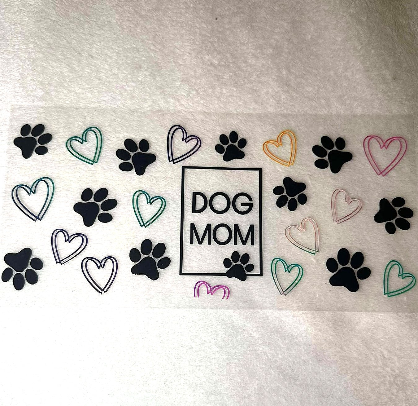 Dog mom decal 3