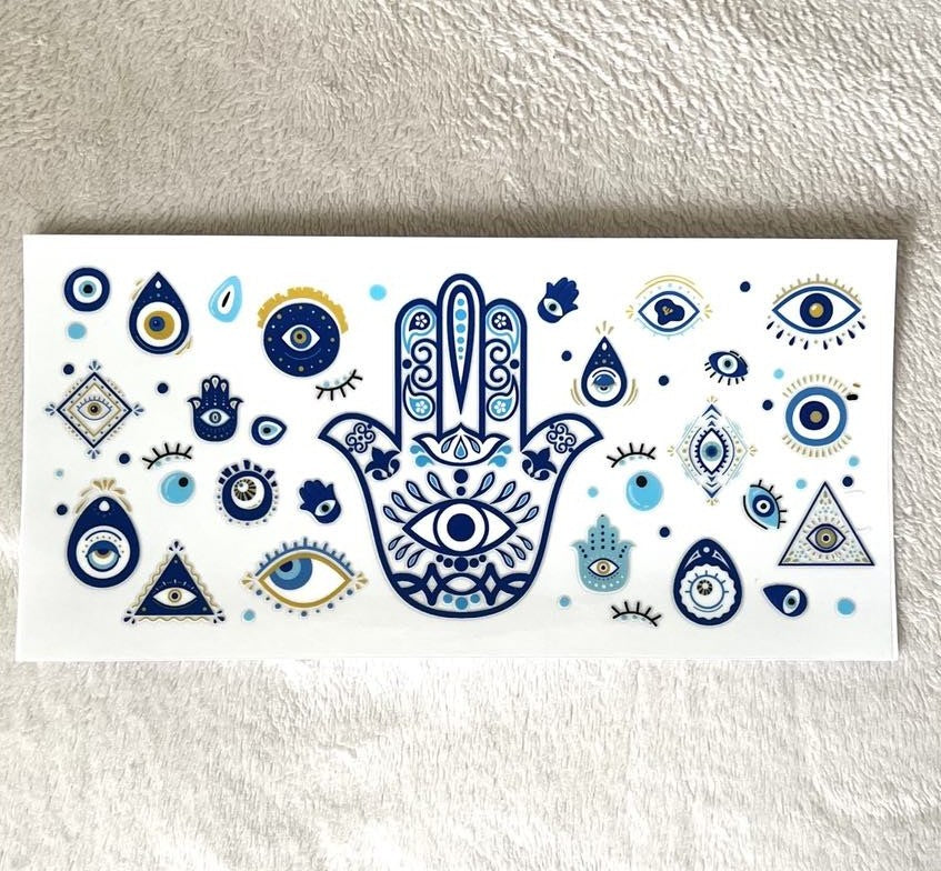 Evil eye decal 6