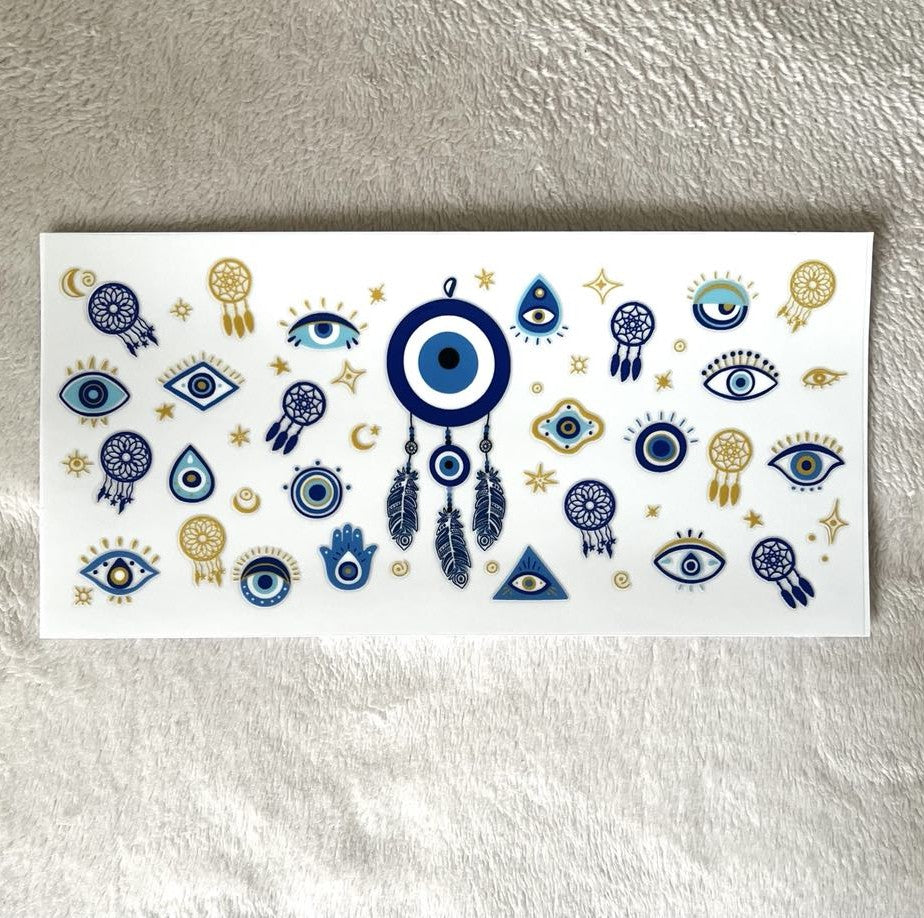 Evil eye decal 5