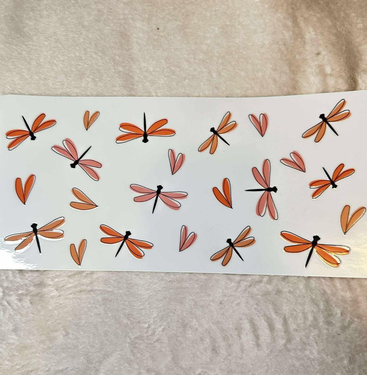 Dragonfly decal