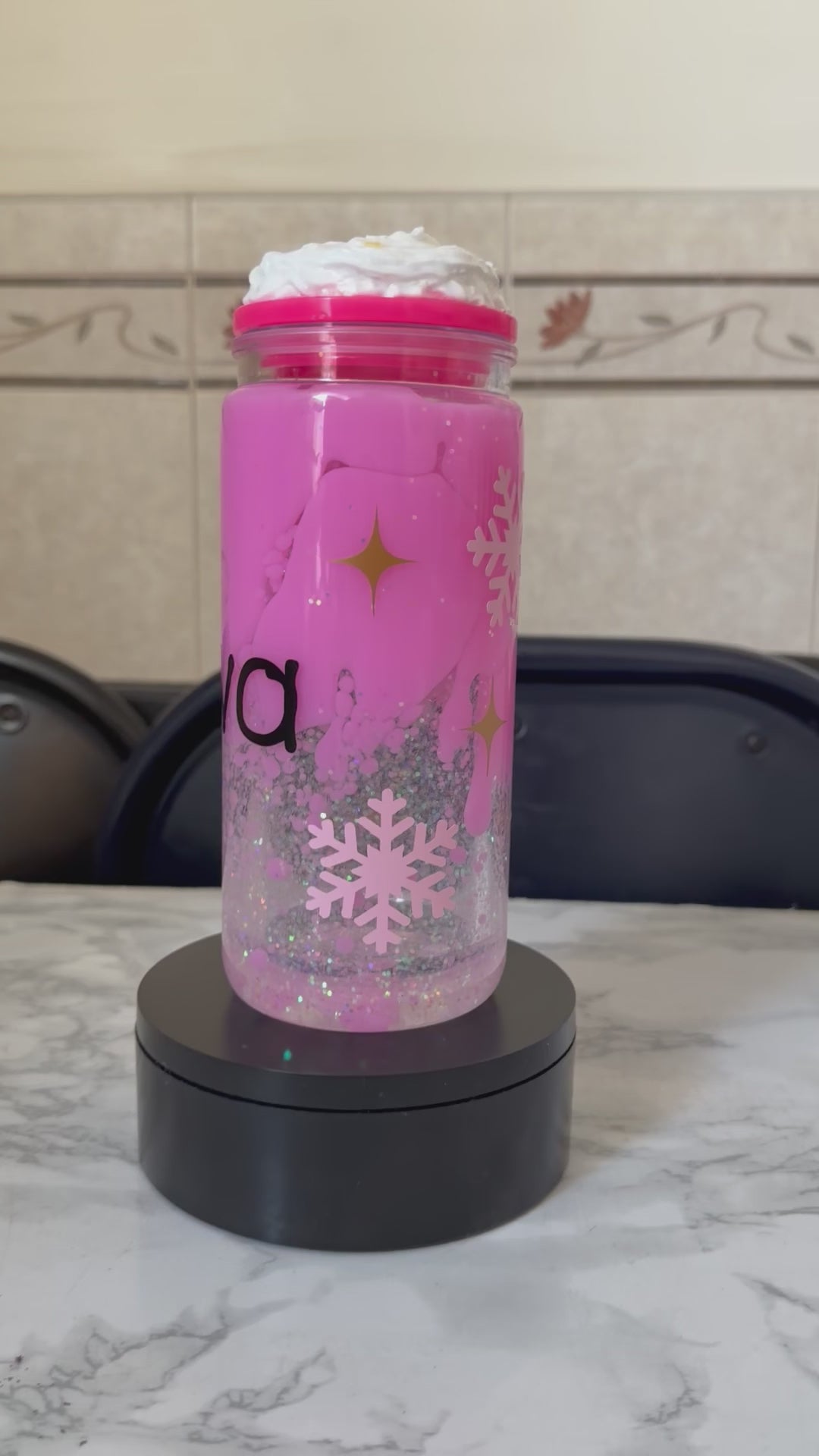 Plastic 20oz pre-drilled tumbler